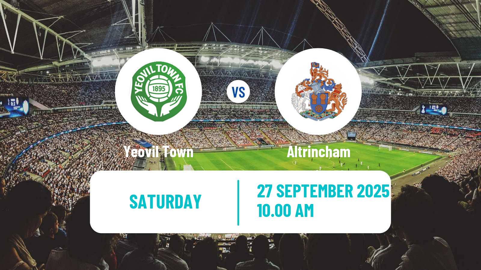 Football English National League Yeovil Town - Altrincham