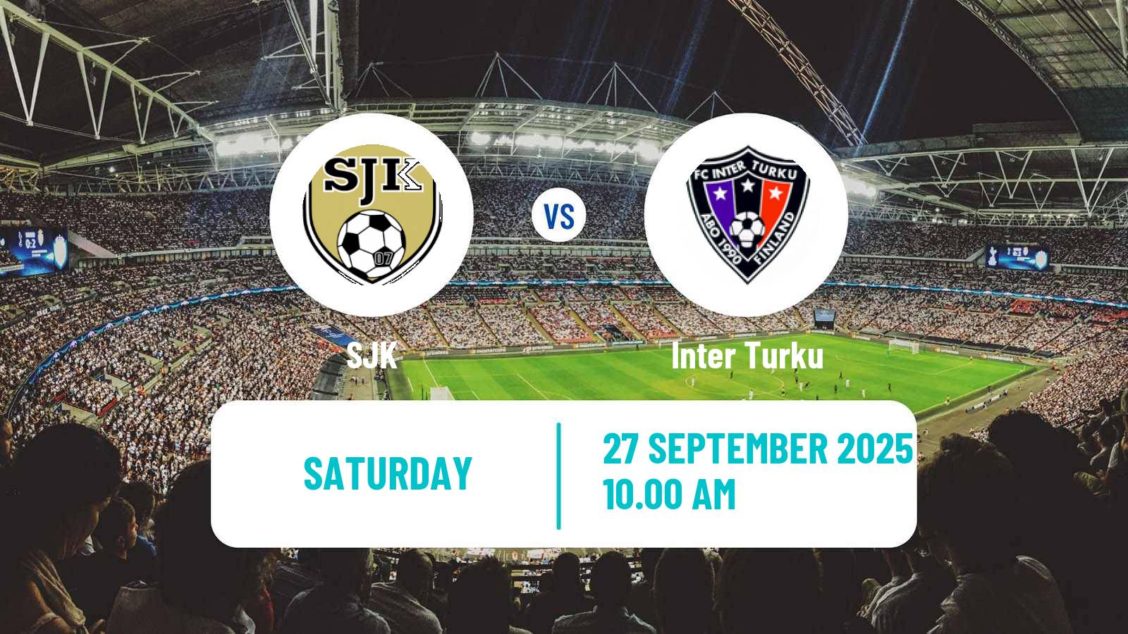 Football Finnish Veikkausliiga SJK - Inter Turku