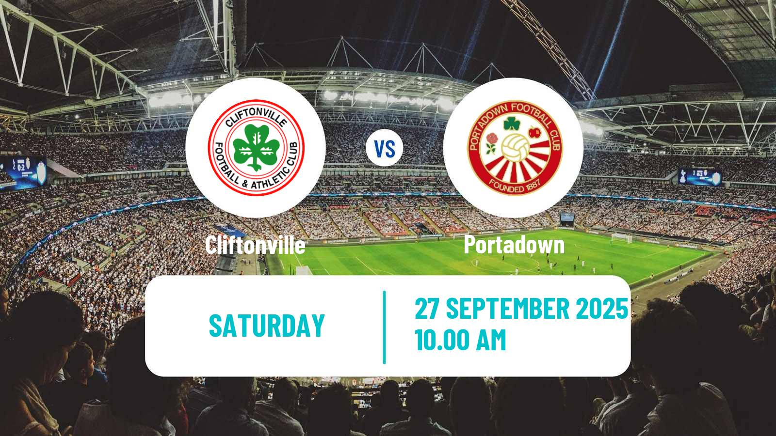 Football Northern Irish Premiership Cliftonville - Portadown