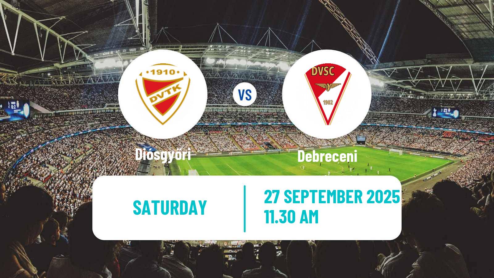 Football Hungarian NB I Diósgyőri - Debreceni