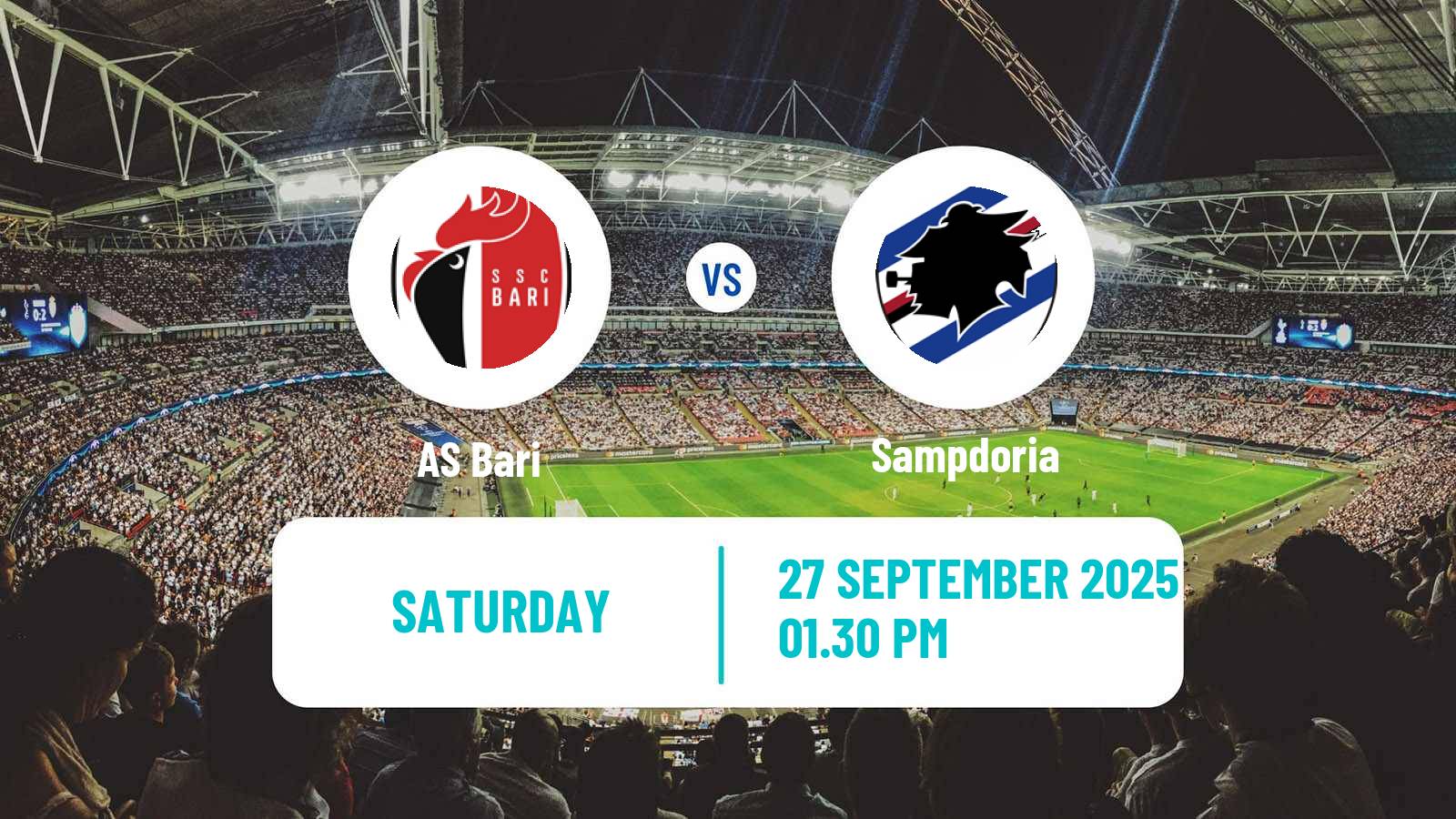 Football Italian Serie B Bari - Sampdoria