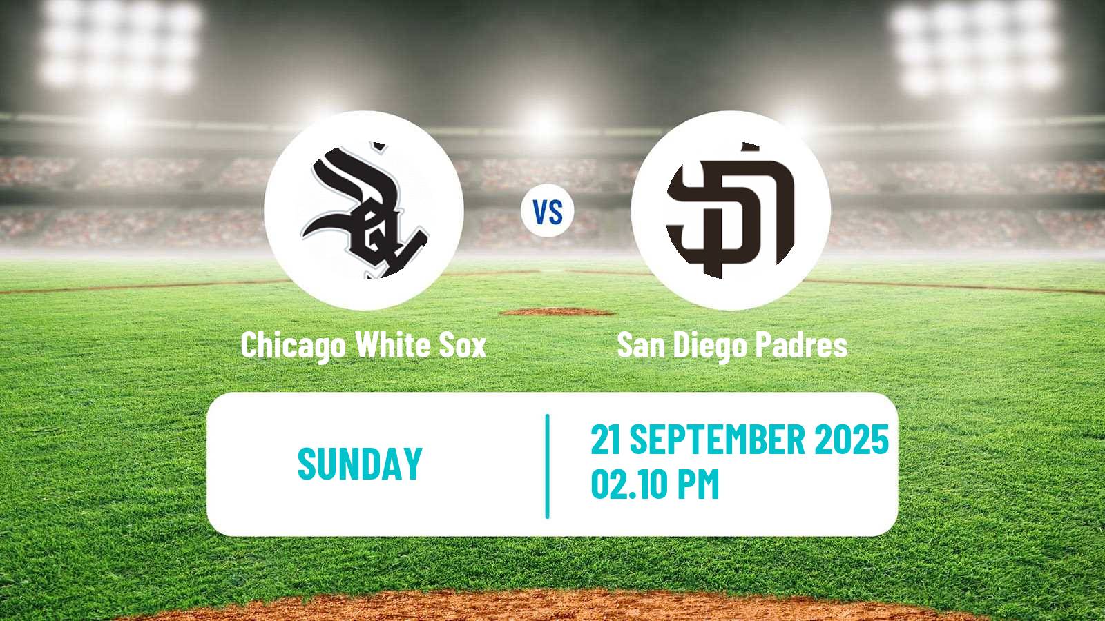 Baseball MLB Chicago White Sox - San Diego Padres