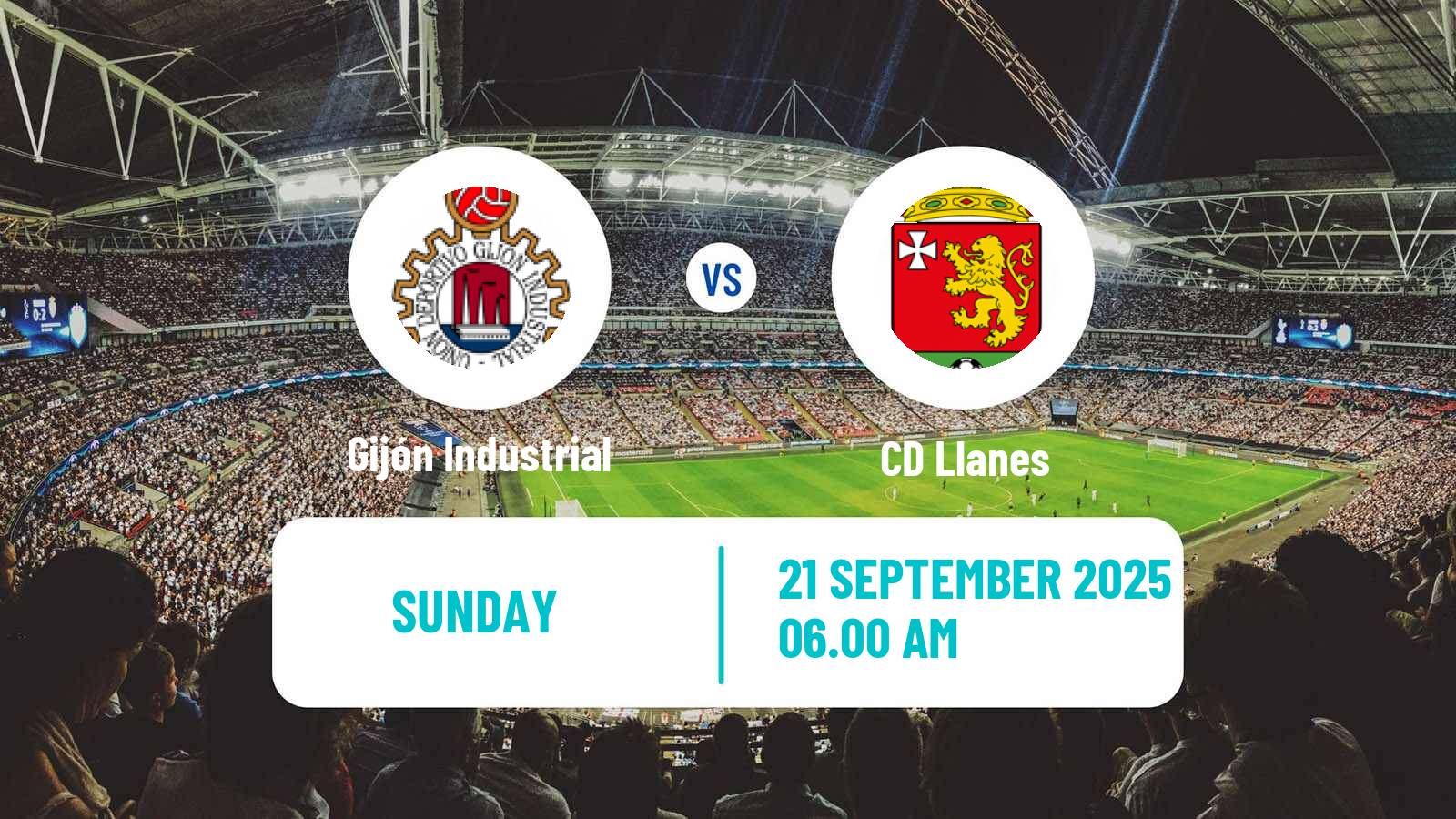 Football Spanish Tercera RFEF - Group 2 Gijón Industrial - Llanes