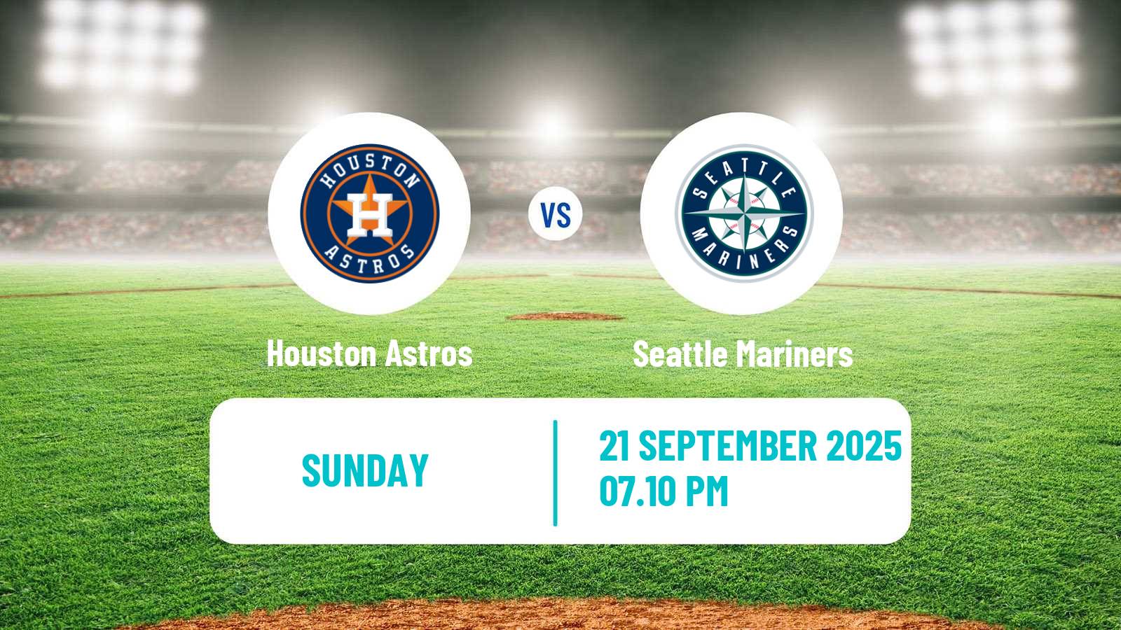 Baseball MLB Houston Astros - Seattle Mariners