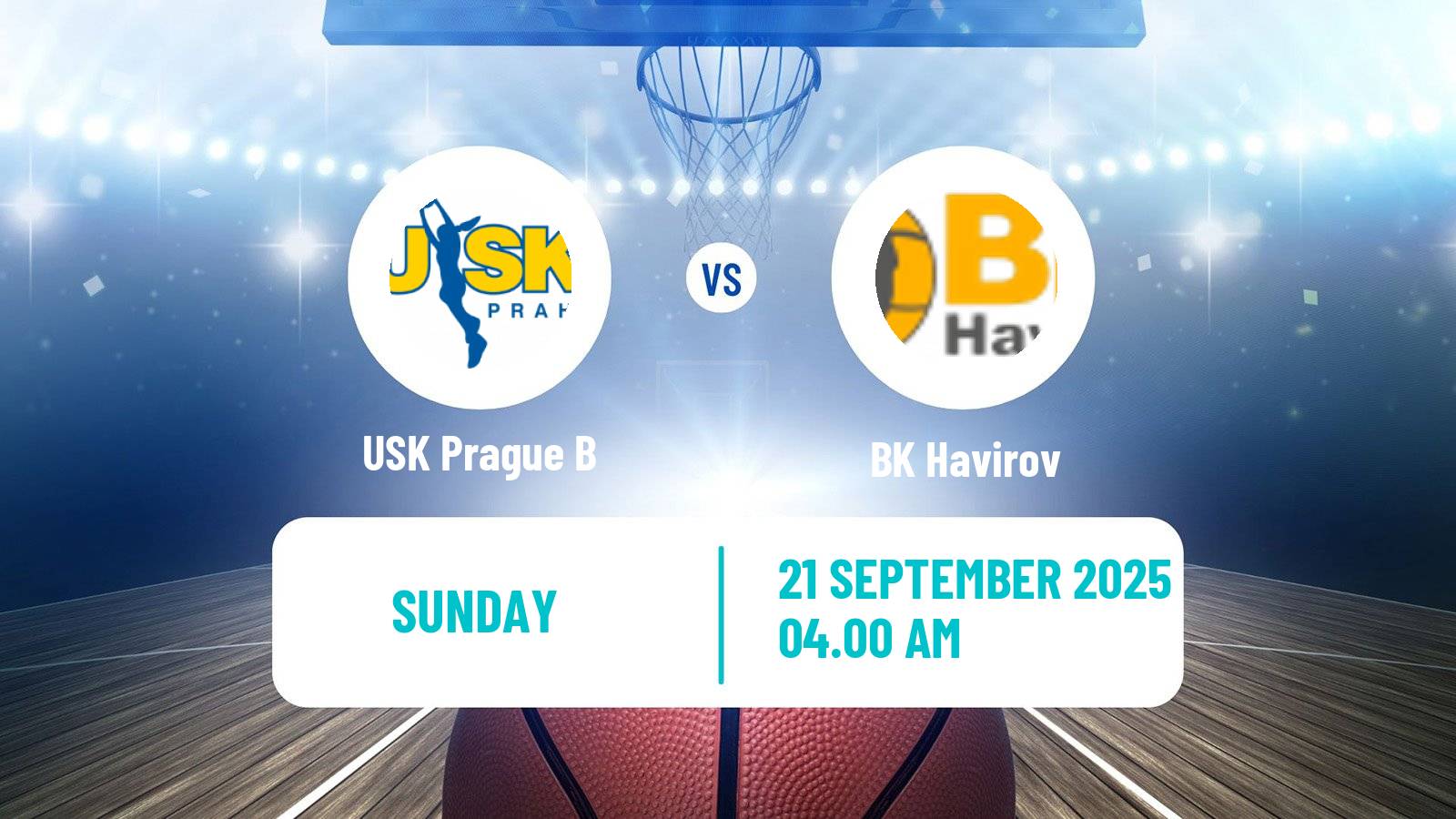 Basketball Czech 1 Liga Basketball Women USK Prague B - Havirov