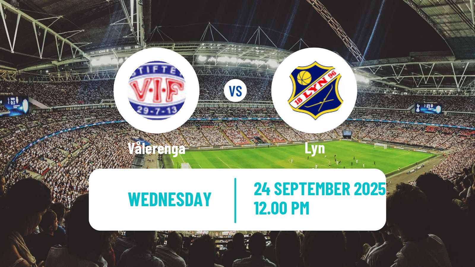 Football Norwegian Toppserien Women Vålerenga - Lyn
