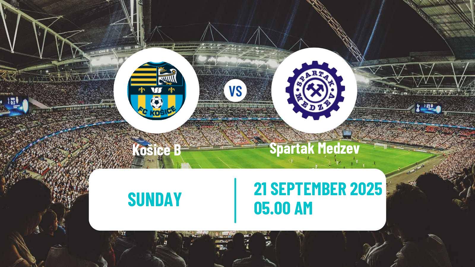 Football Slovak 3 Liga East Košice B - Spartak Medzev