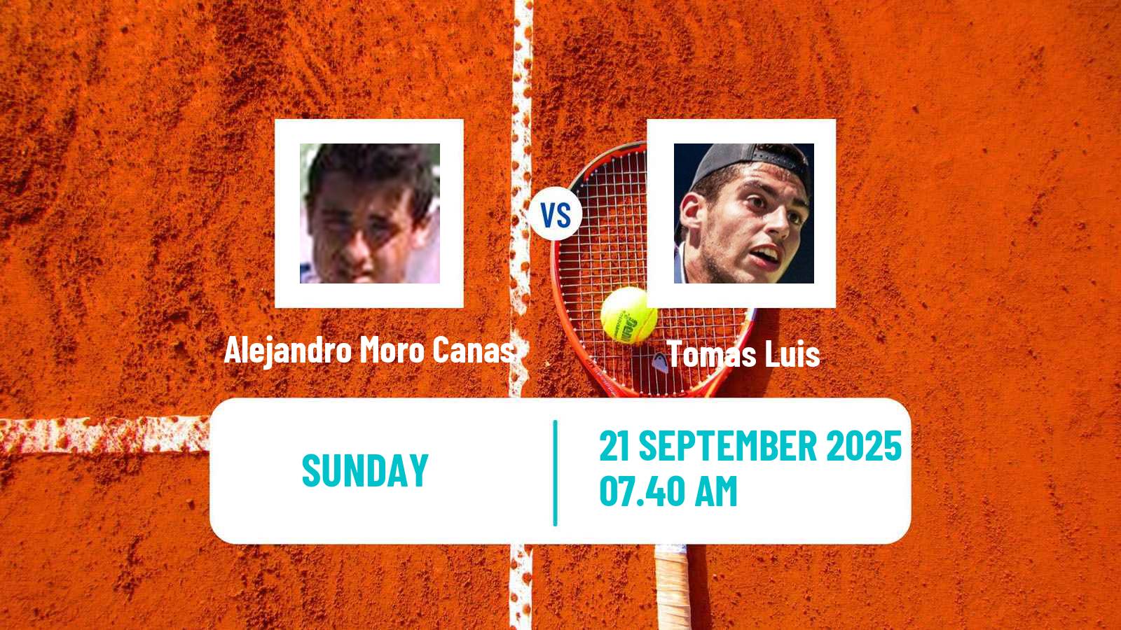 Tennis Lisbon Challenger Men Alejandro Moro Canas - Tomas Luis