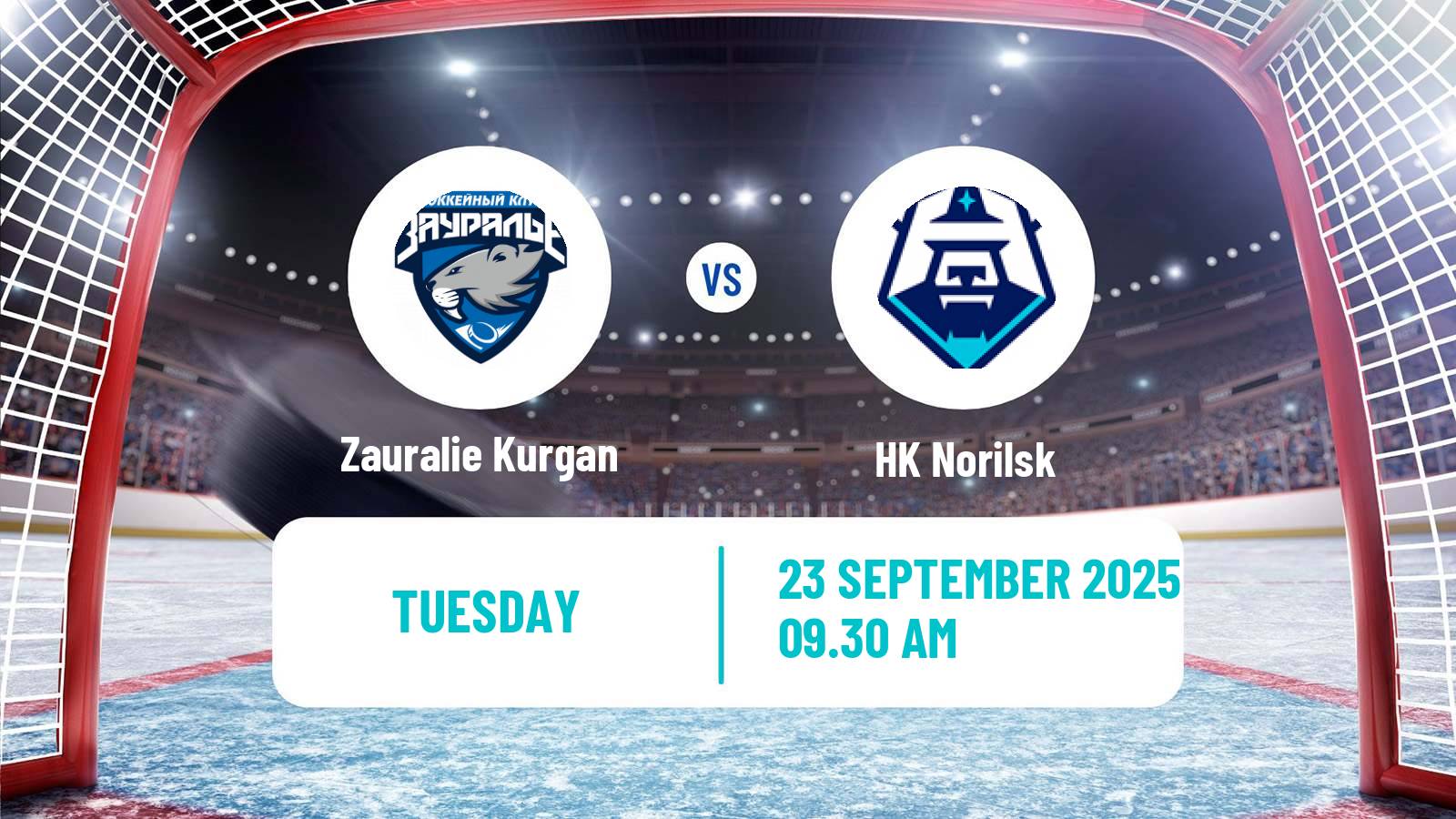 Hockey VHL Zauralie Kurgan - Norilsk