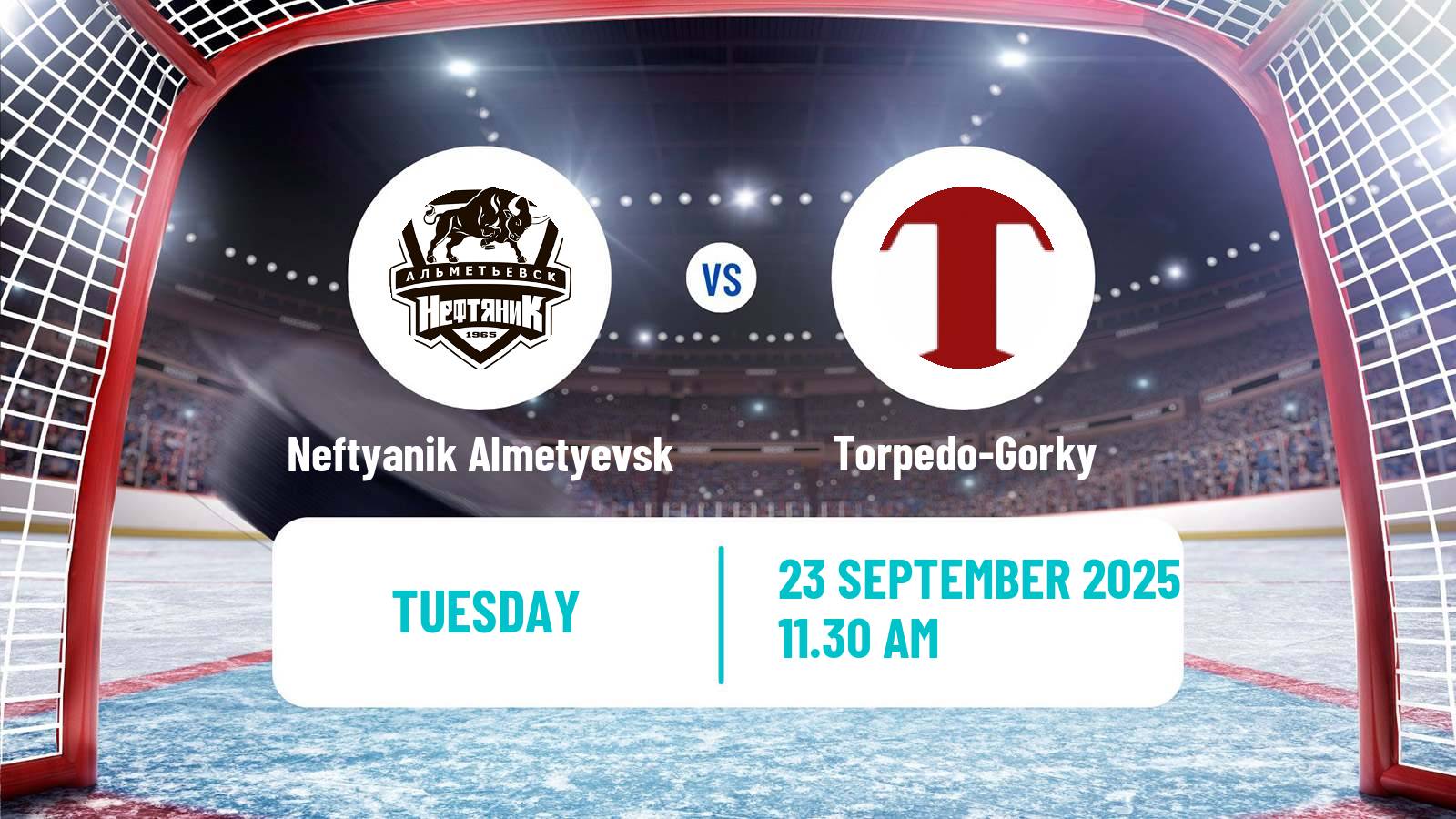 Hockey VHL Neftyanik Almetyevsk - Torpedo-Gorky