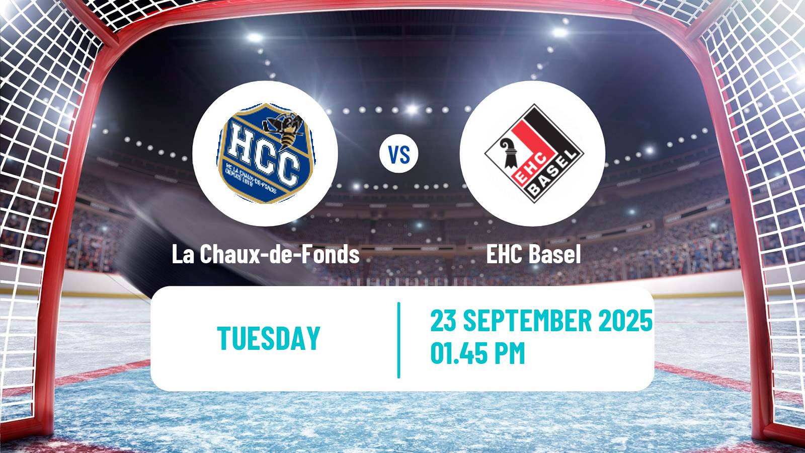 Hockey Swiss League Hockey La Chaux-de-Fonds - EHC Basel