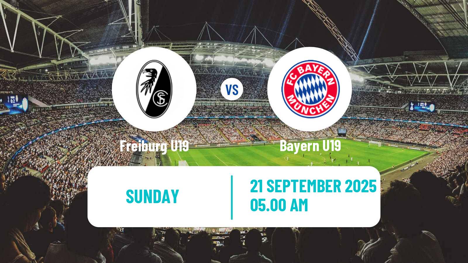 Football German DFB Youth League Freiburg U19 - Bayern U19