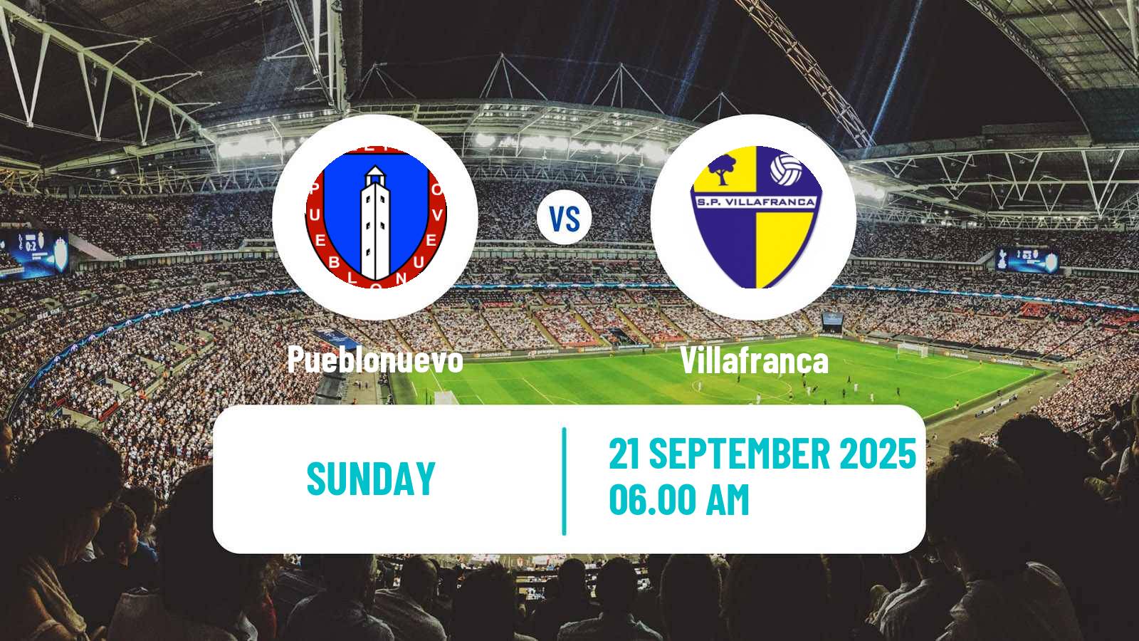 Football Spanish Tercera RFEF - Group 14 Pueblonuevo - Villafranca