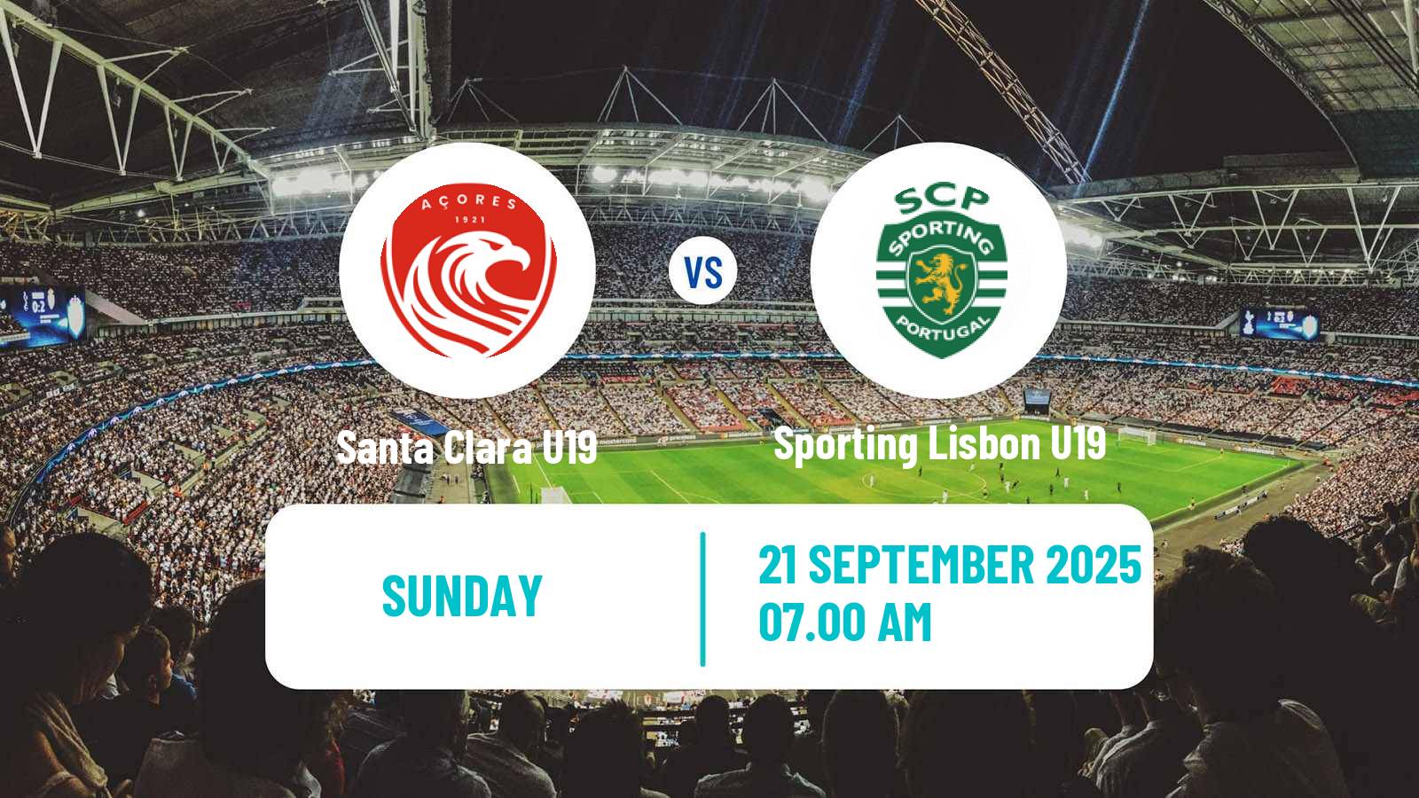 Football Portuguese Campeonato Nacional U19 Santa Clara U19 - Sporting Lisbon U19
