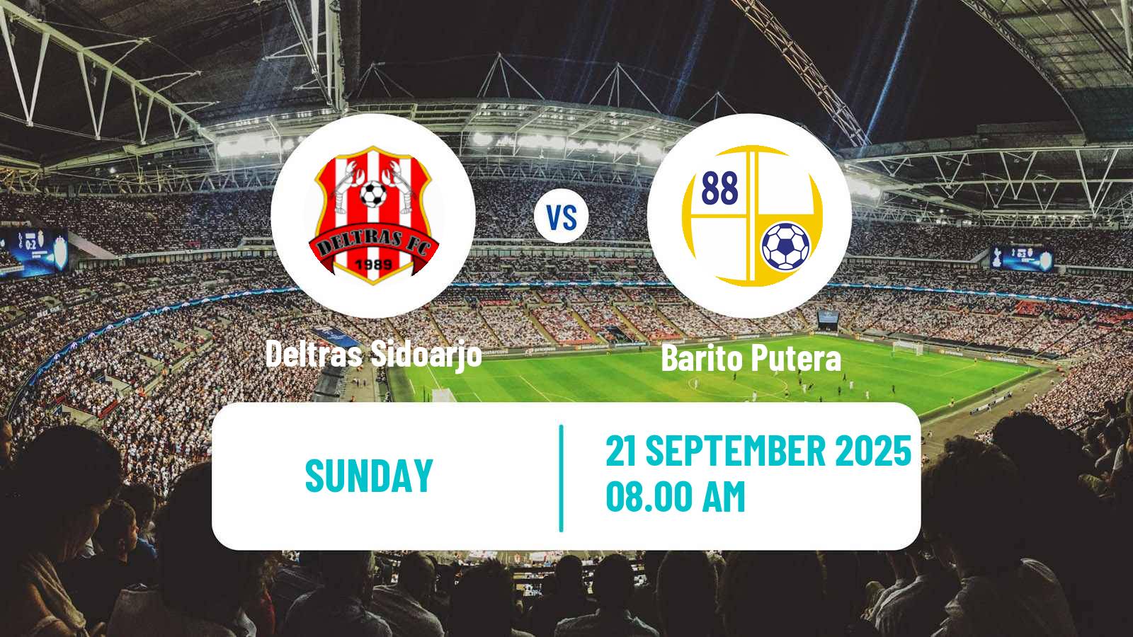 Football Indonesian Liga 2 Deltras Sidoarjo - Barito Putera