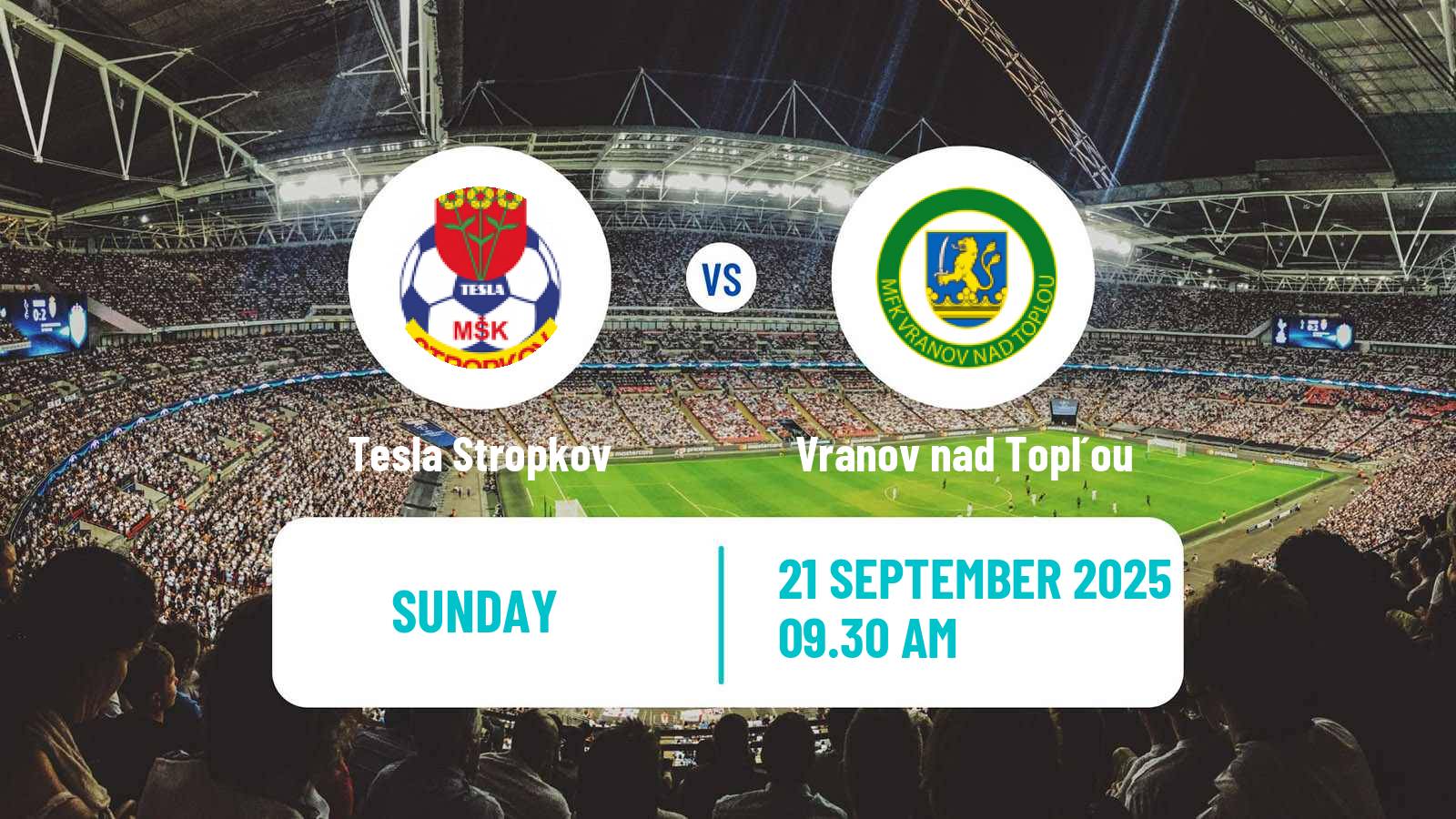 Football Slovak 3 Liga East Tesla Stropkov - Vranov nad Topľou