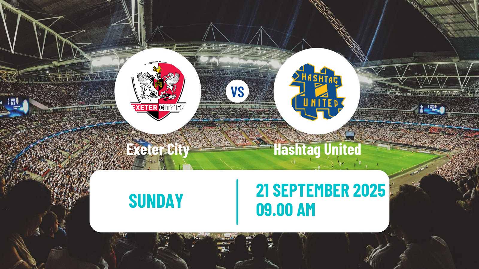 Football English National League South Women Exeter City - Hashtag United