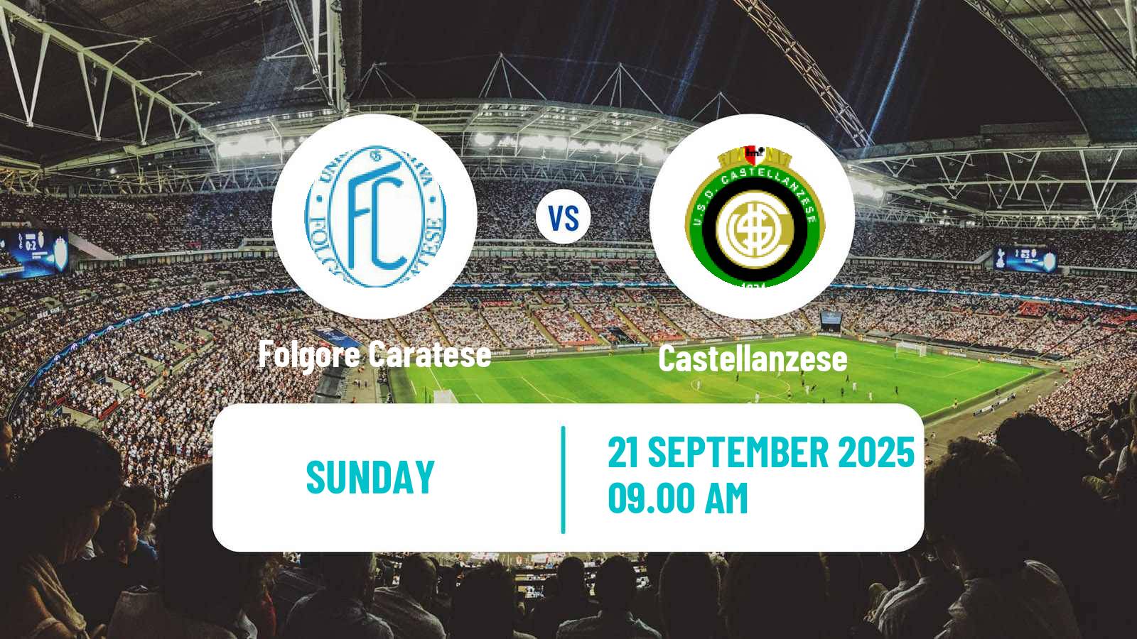 Football Italian Serie D - Group B Folgore Caratese - Castellanzese