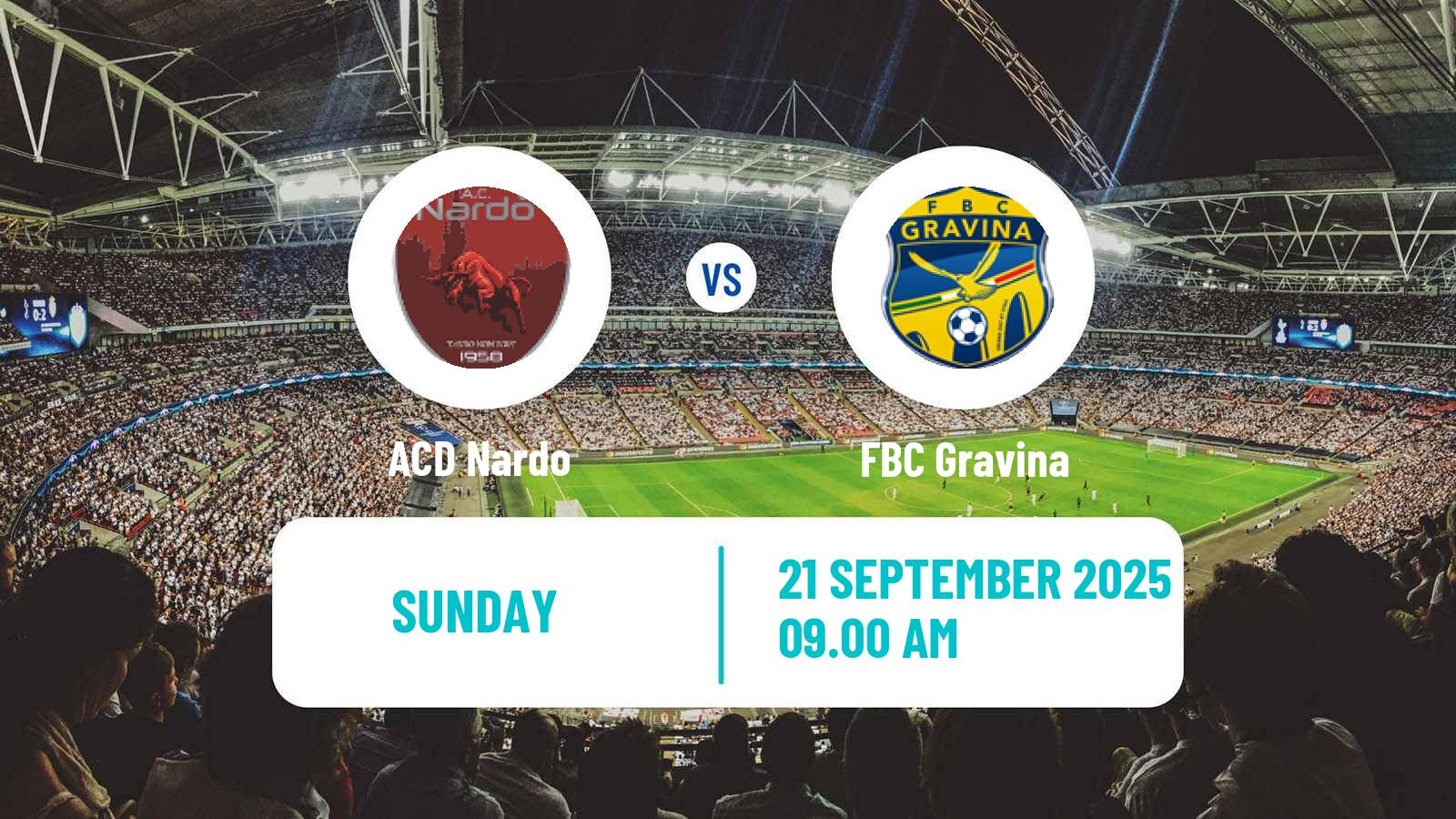 Football Italian Serie D - Group H Nardo - Gravina
