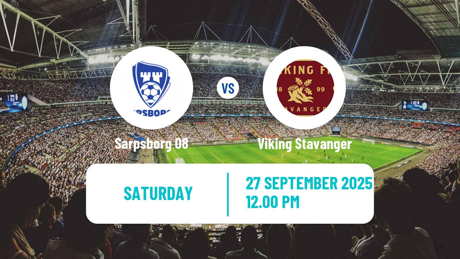 Football Norwegian Eliteserien Sarpsborg 08 - Viking Stavanger