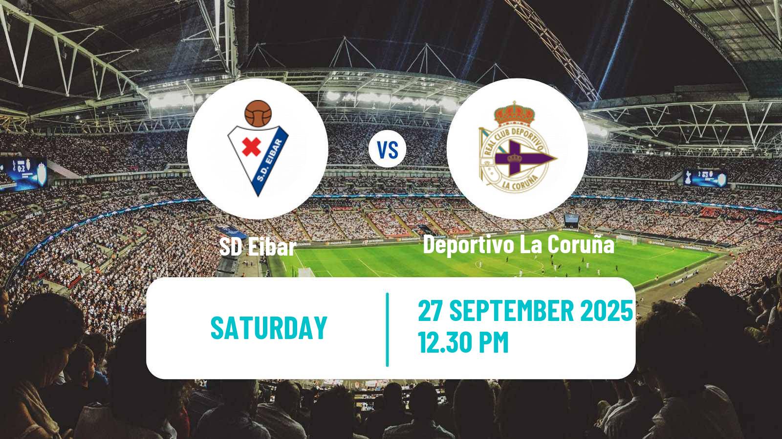 Football Spanish LaLiga2 Eibar - Deportivo La Coruña