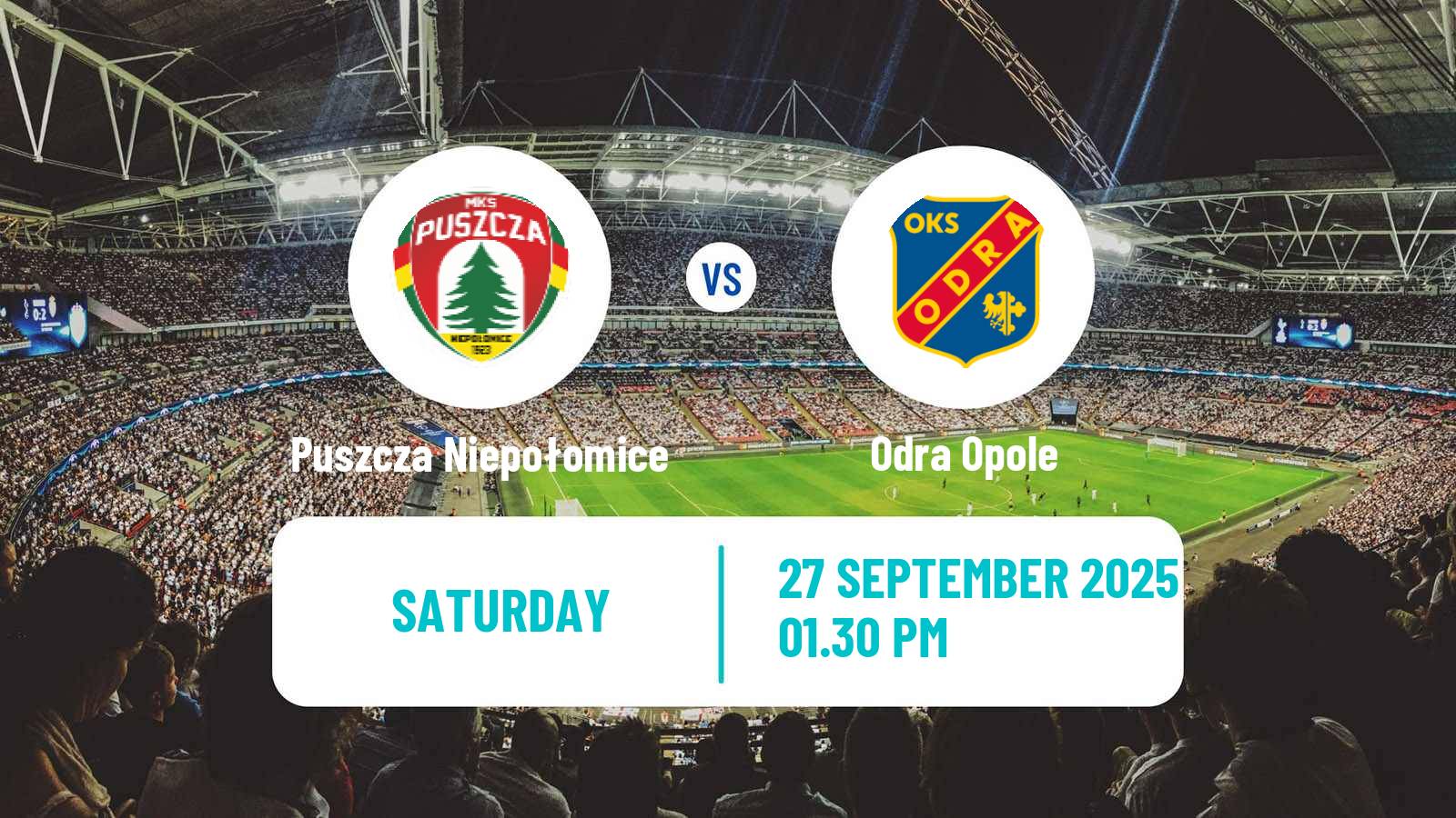 Football Polish Division 1 Puszcza Niepołomice - Odra Opole