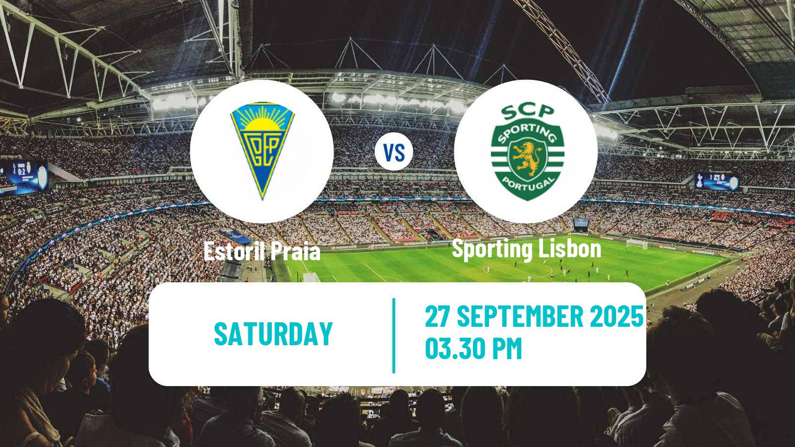 Football Liga Portugal Estoril Praia - Sporting Lisbon