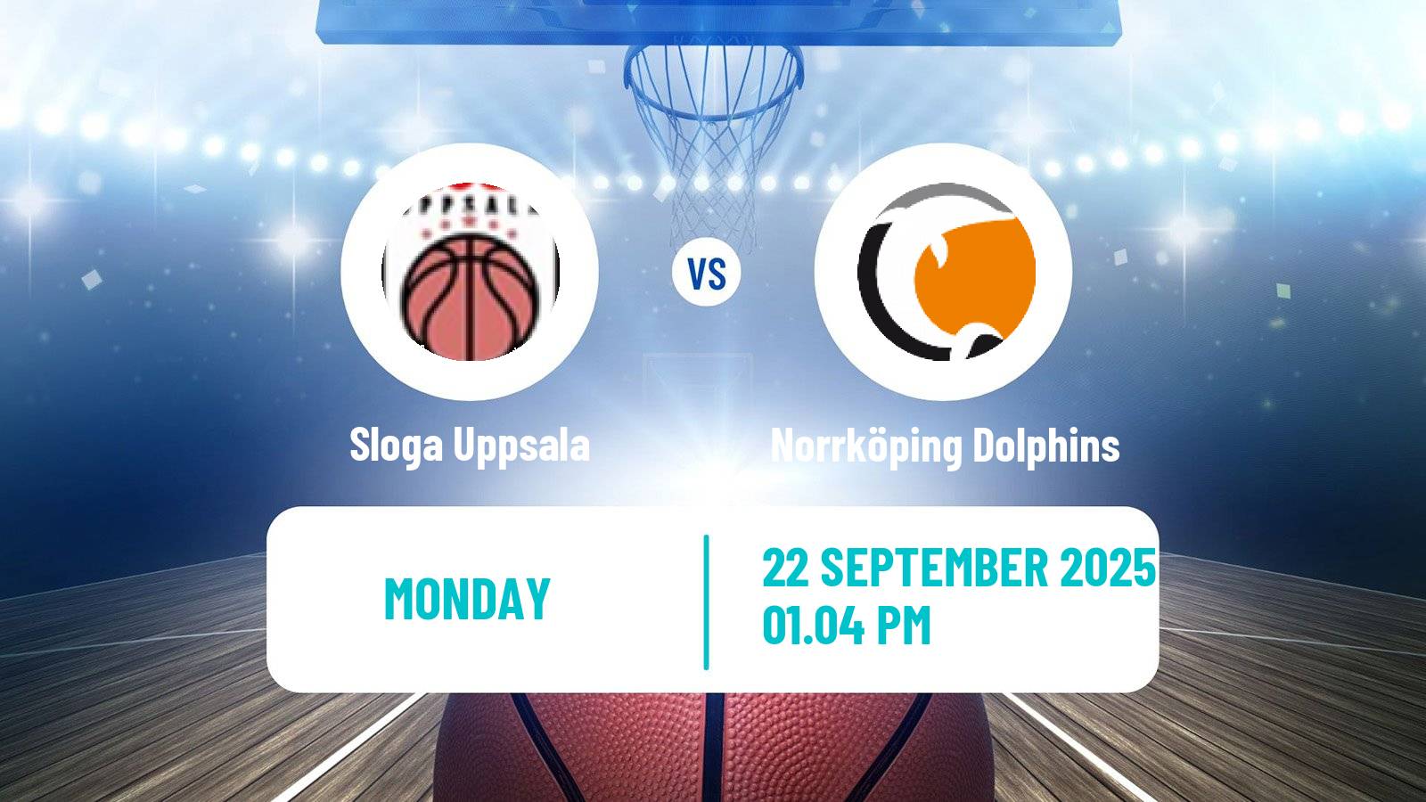 Basketball Swedish Basketligan Sloga Uppsala - Norrköping Dolphins