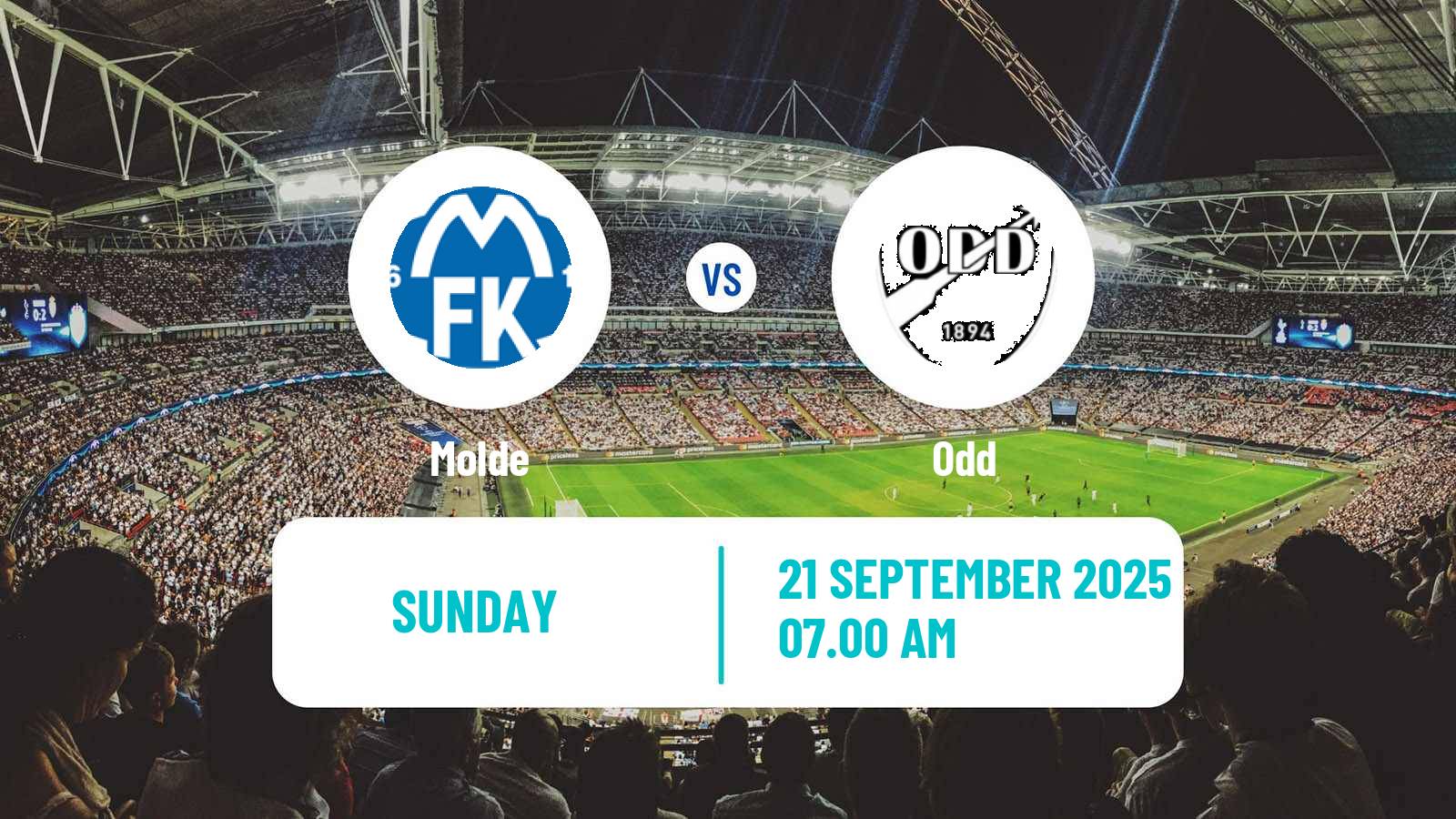 Football Norwegian Division 1 Women Molde - Odd
