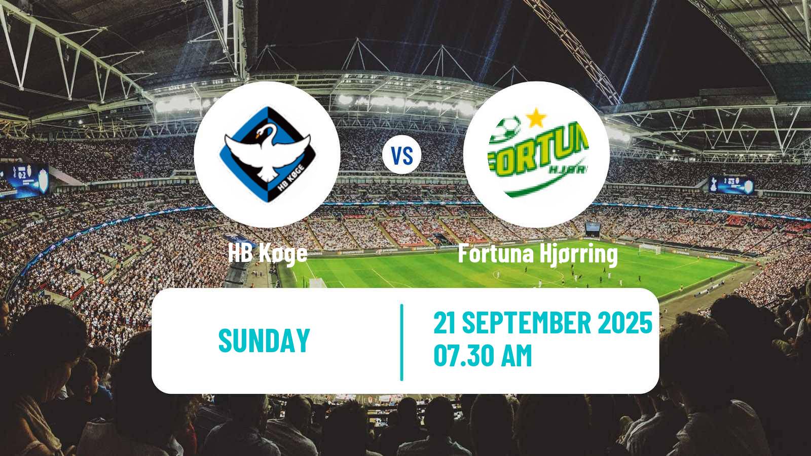 Football Danish Elitedivisionen Women HB Køge - Fortuna Hjørring