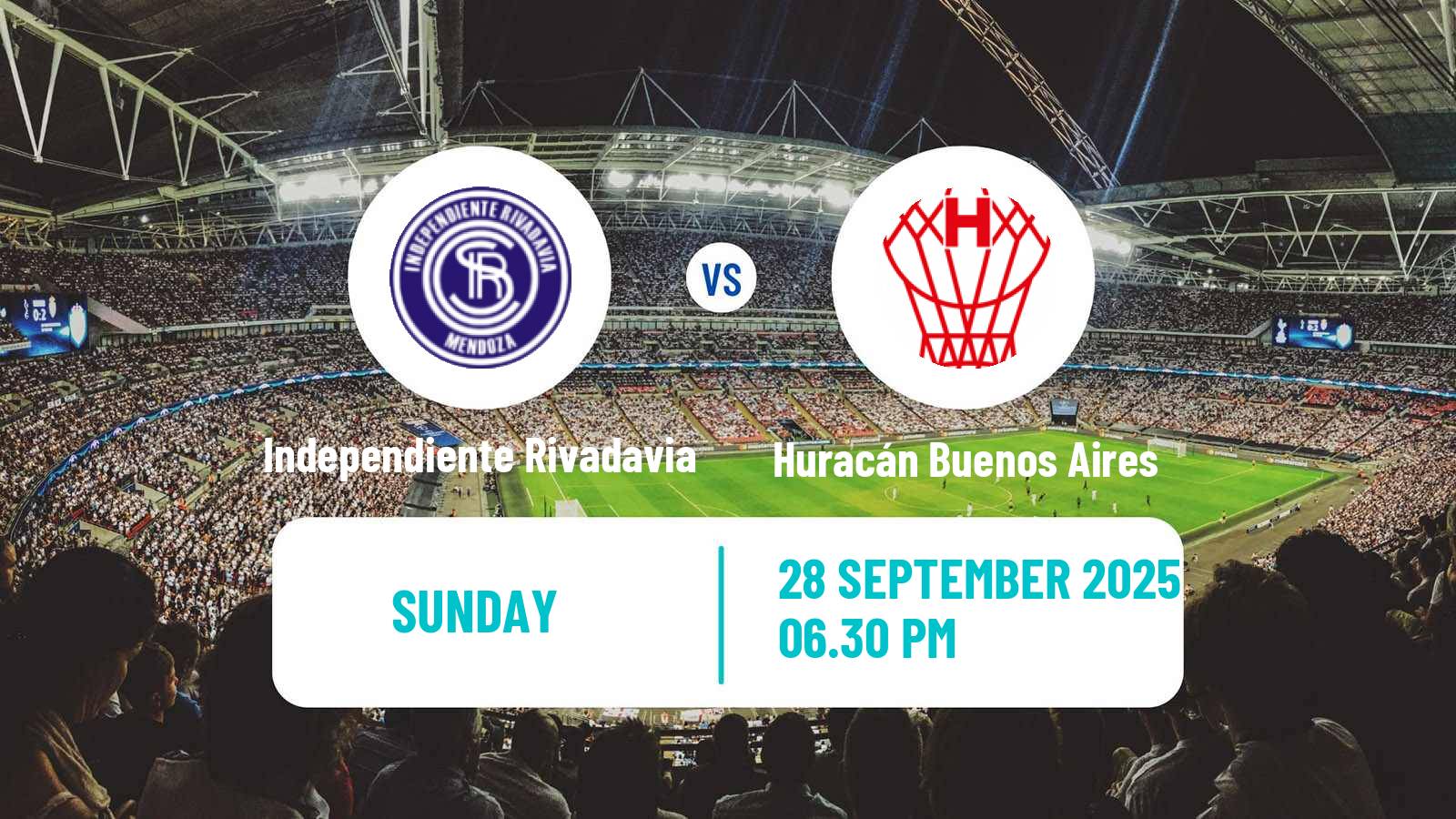 Football Argentinian Liga Profesional Independiente Rivadavia - Huracán Buenos Aires