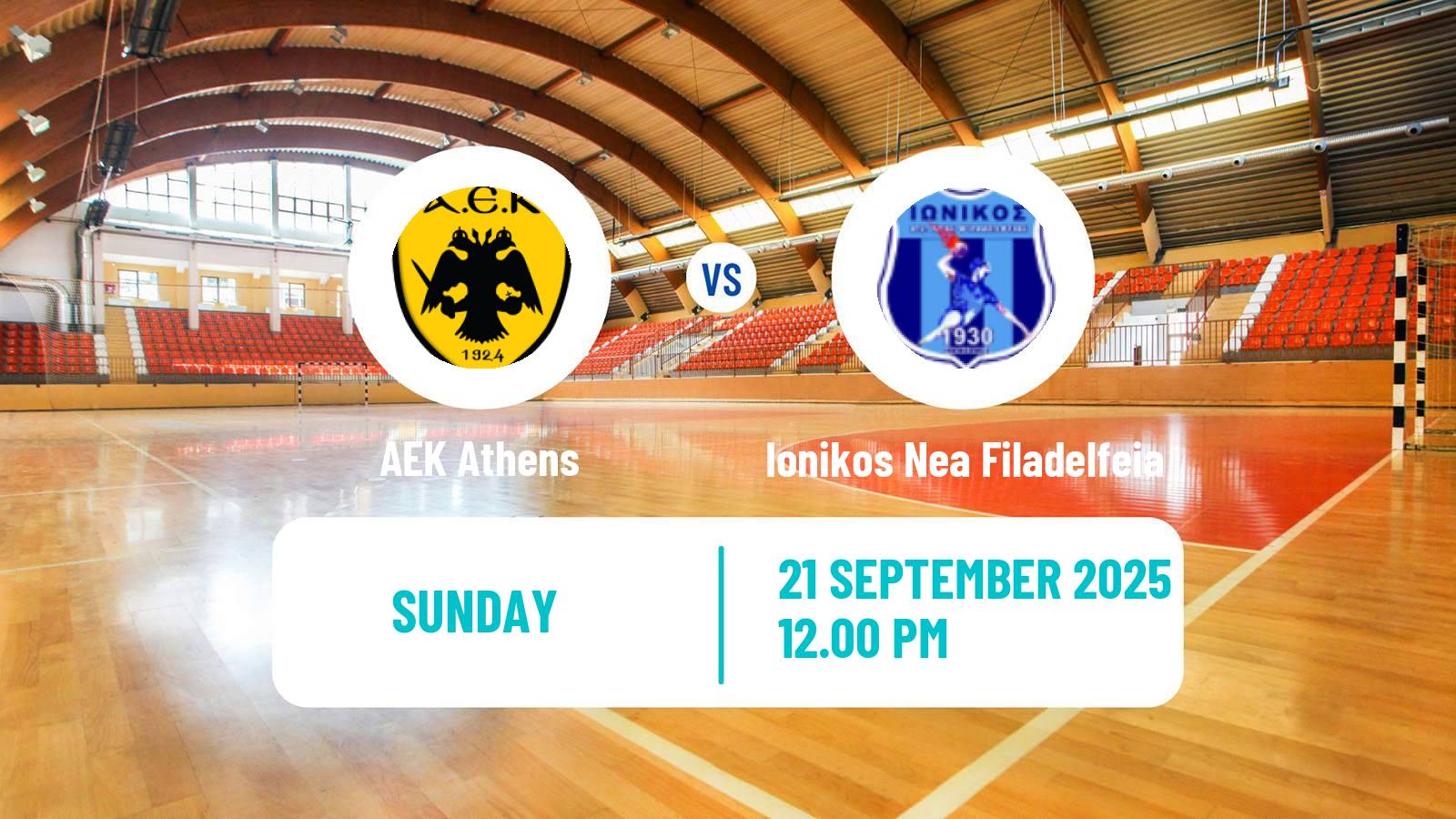 Handball Greek A1 Handball AEK Athens - Ionikos Nea Filadelfeia