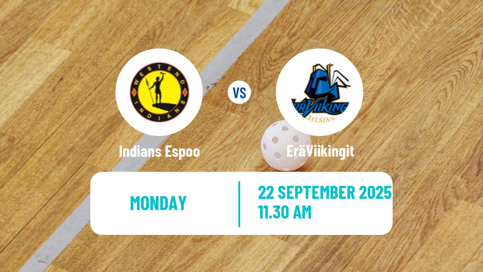 Floorball Finnish F-Liiga Indians Espoo - EräViikingit