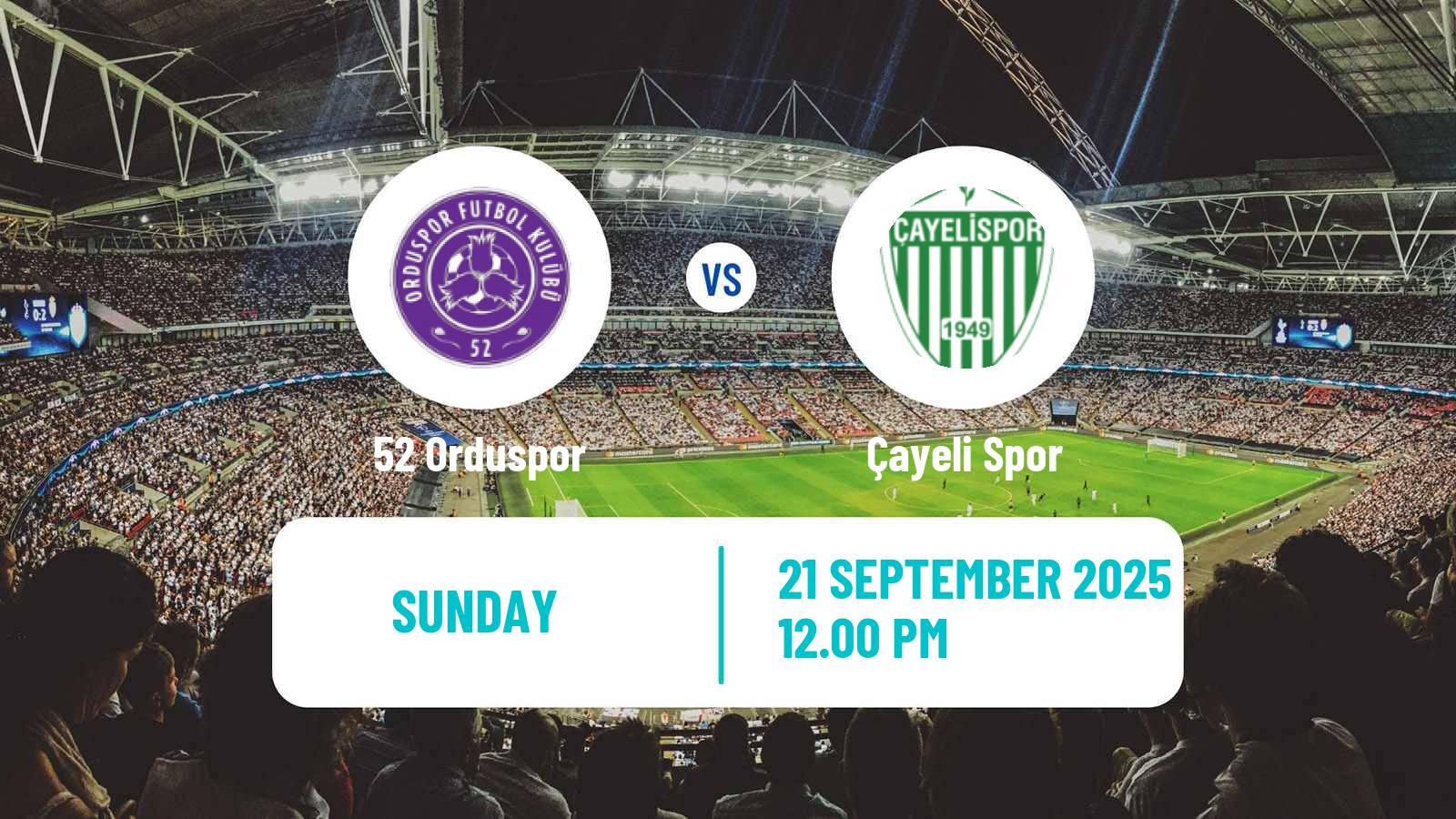 Football Turkish 3 Lig Group 3 52 Orduspor - Çayeli Spor