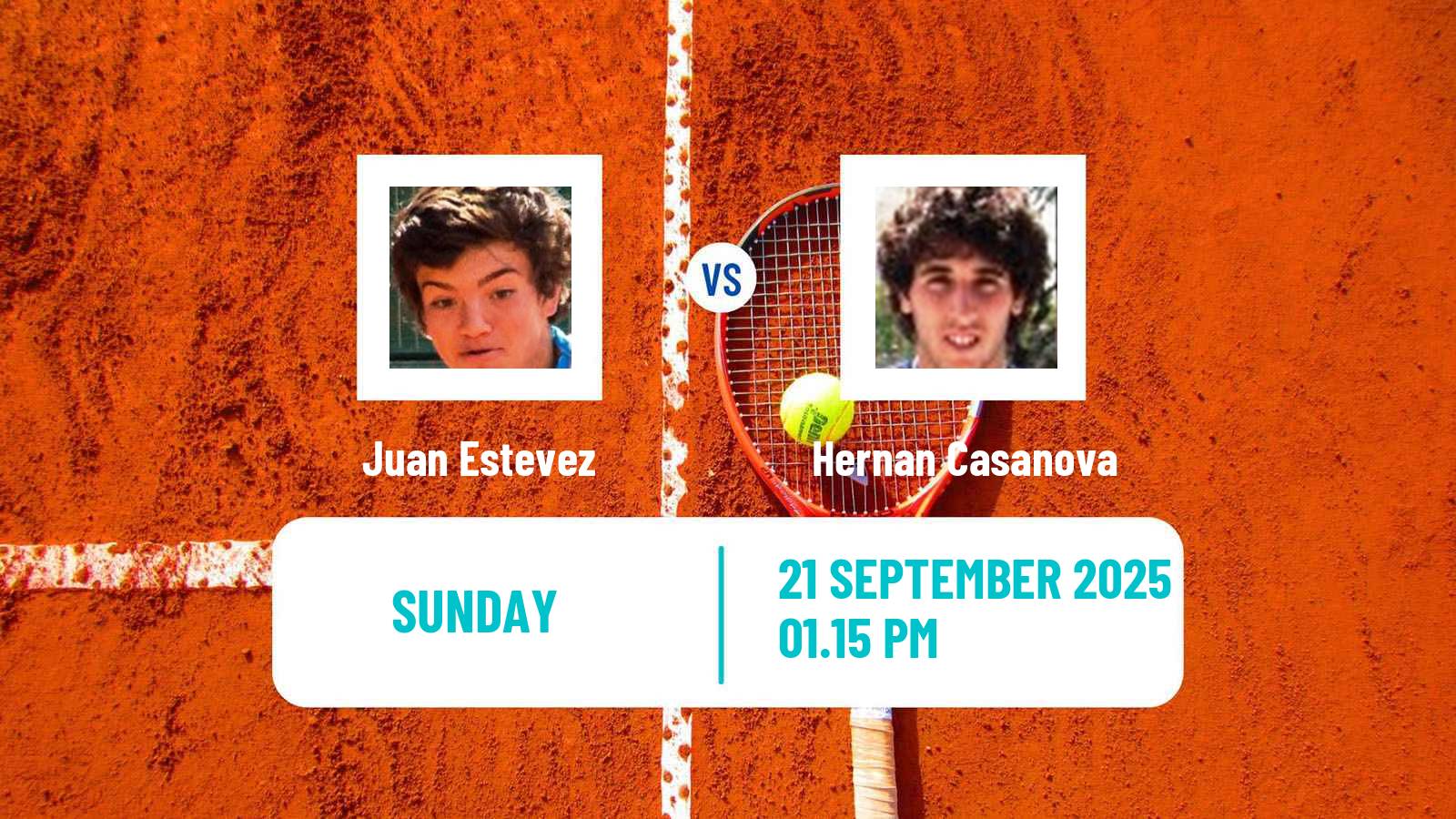 Tennis Buenos Aires 3 Challenger Men Juan Estevez - Hernan Casanova