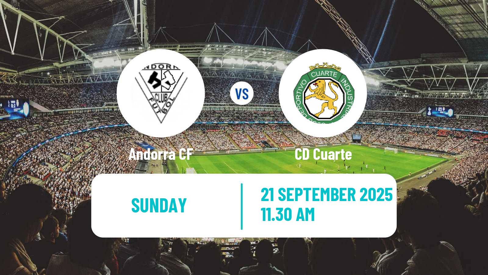 Football Spanish Tercera RFEF - Group 17 Andorra CF - Cuarte