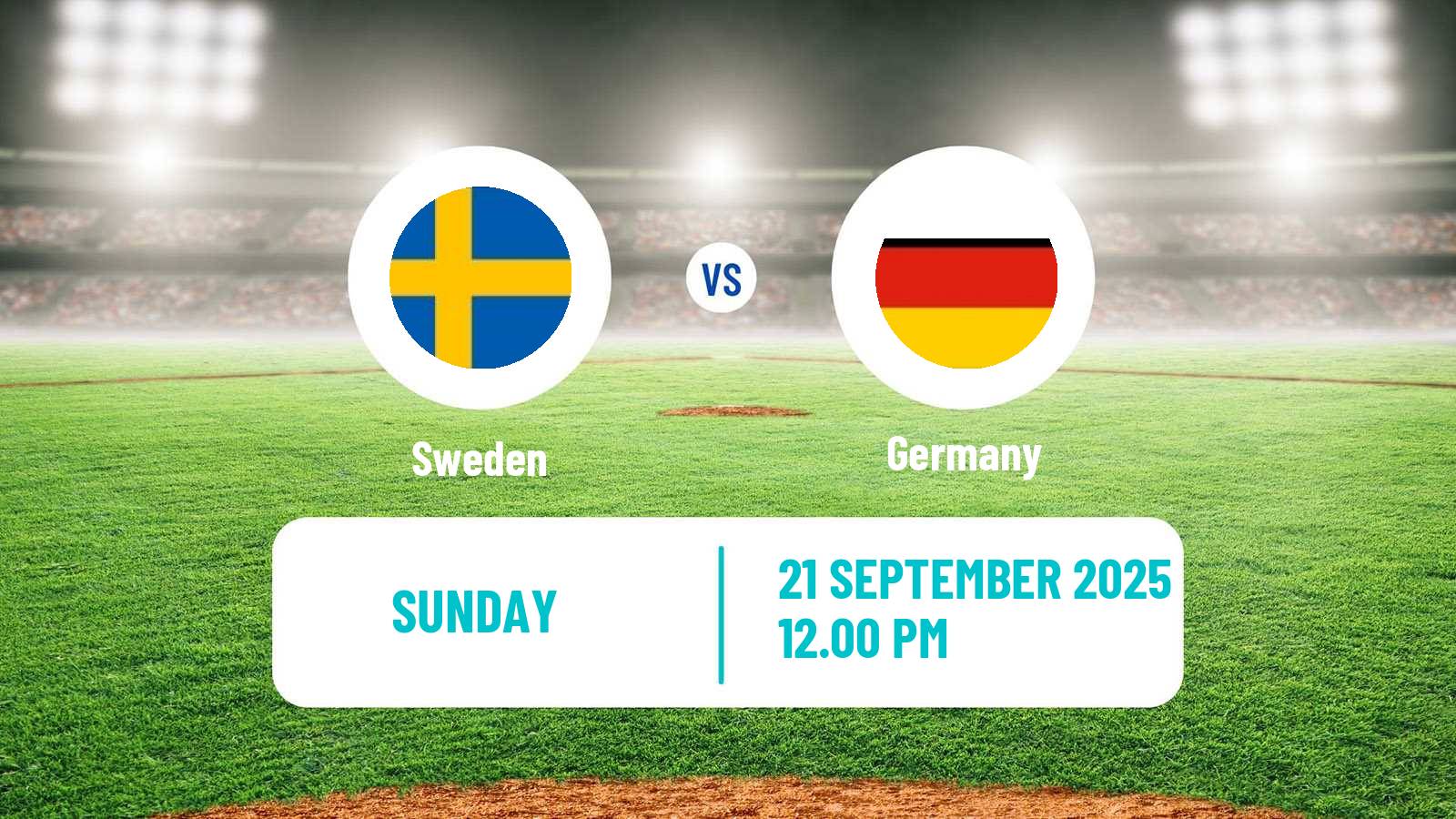 Baseball European Championship Baseball Sweden - Germany