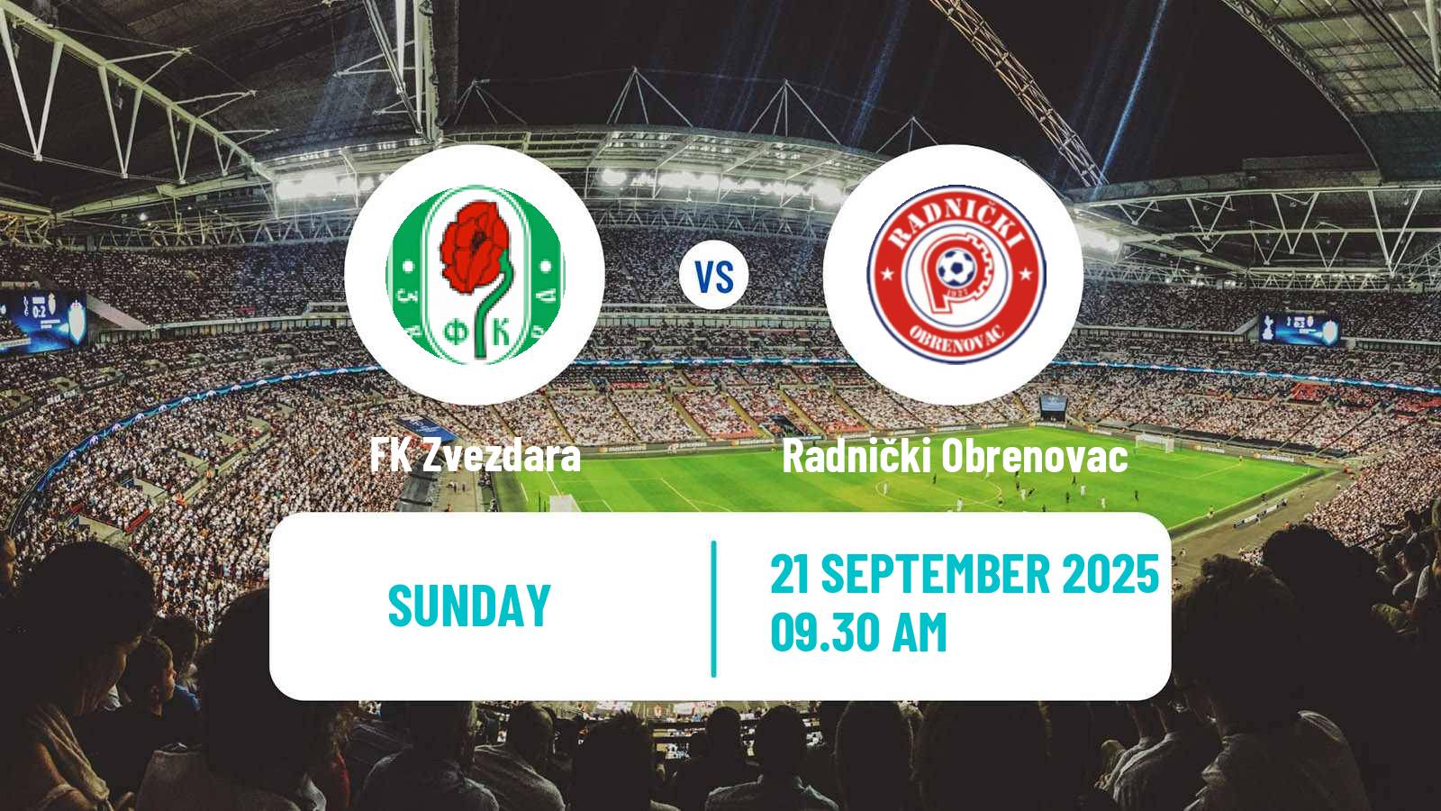Football Serbian Srpska Liga - Belgrade Zvezdara - Radnički Obrenovac