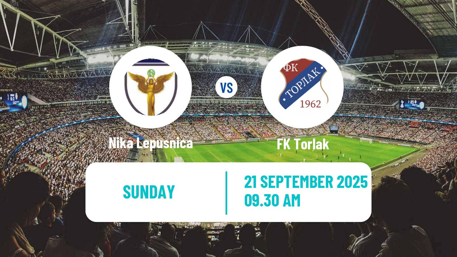 Football Serbian Srpska Liga - Belgrade Nika Lepusnica - Torlak