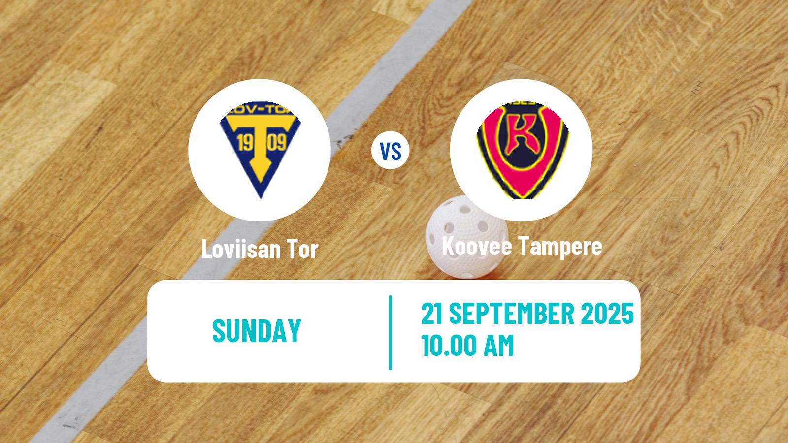 Floorball Finnish Divari Loviisan Tor - Koovee Tampere