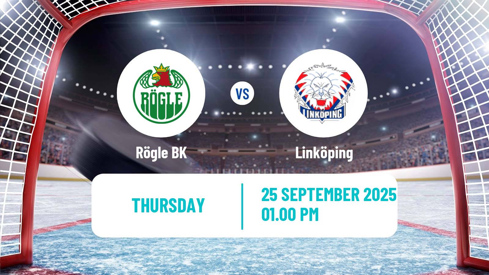 Hockey SHL Rögle - Linköping