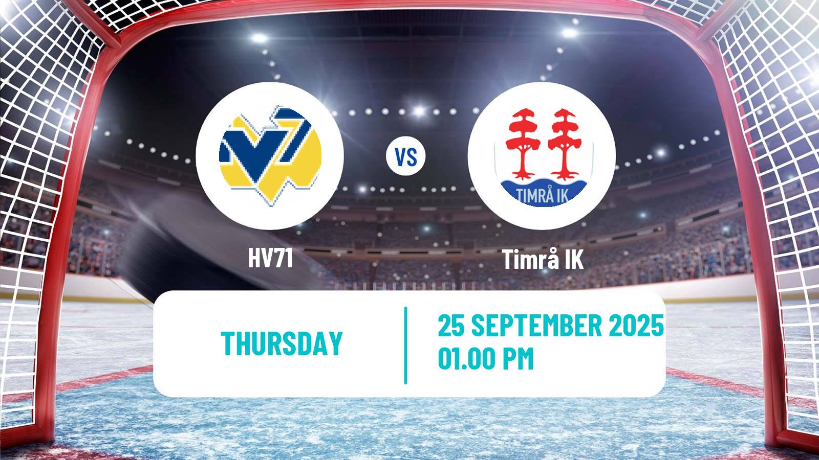 Hockey SHL HV71 - Timrå