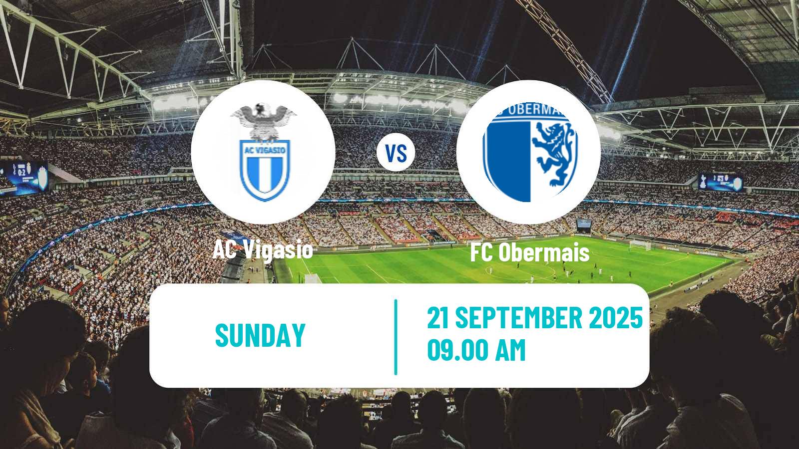 Football Italian Serie D - Group C Vigasio - Obermais