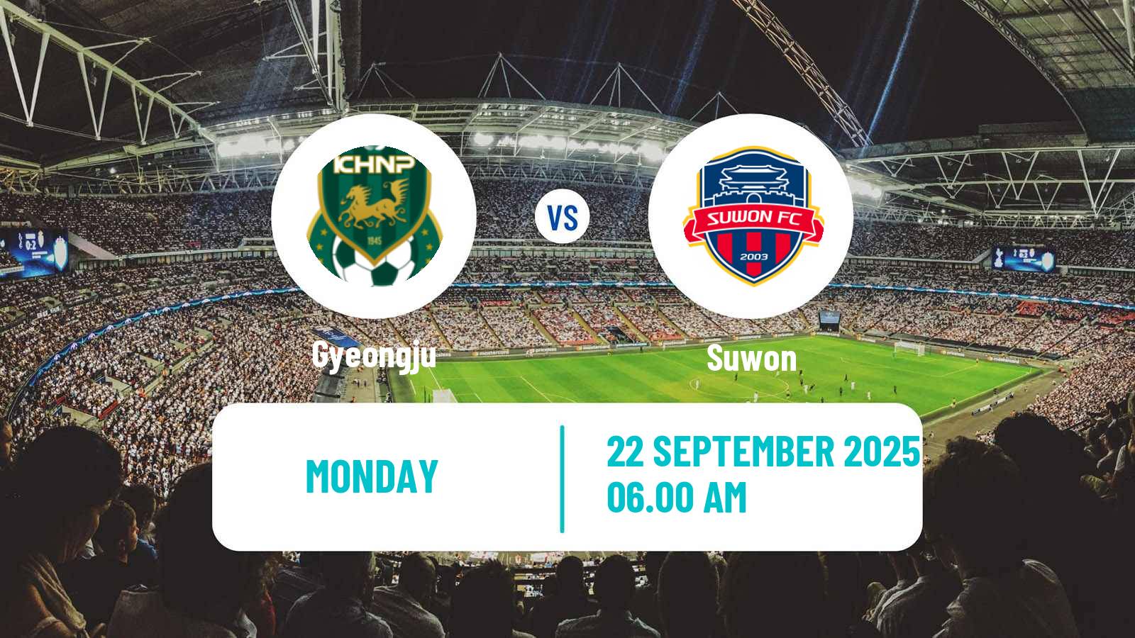 Football South Korean WK League Gyeongju - Suwon