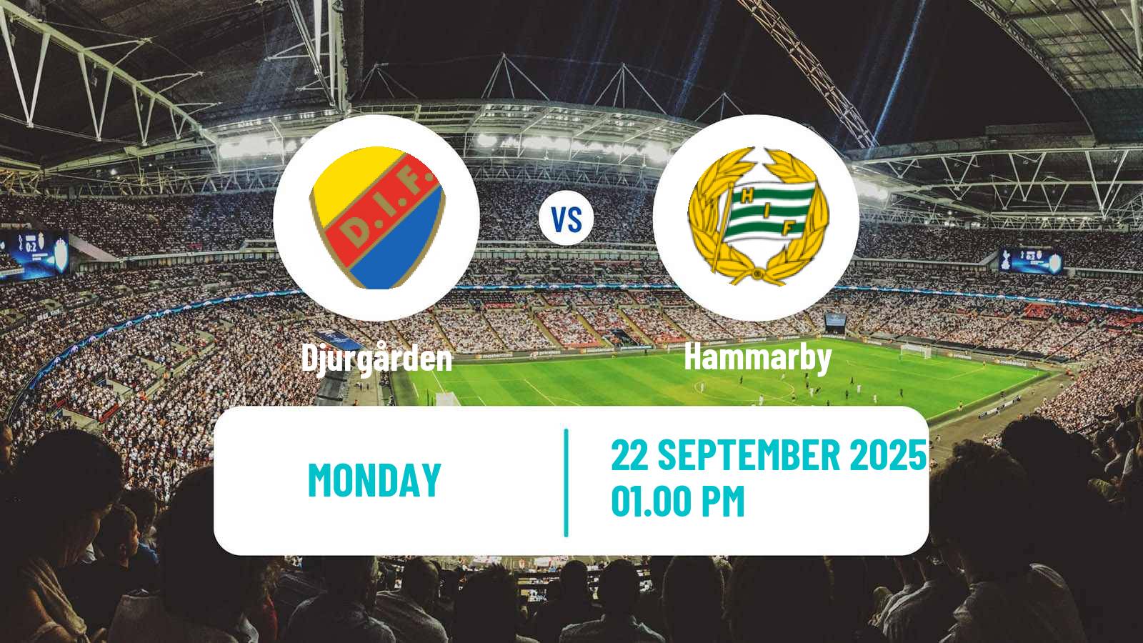 Football Swedish Allsvenskan Women Djurgården - Hammarby