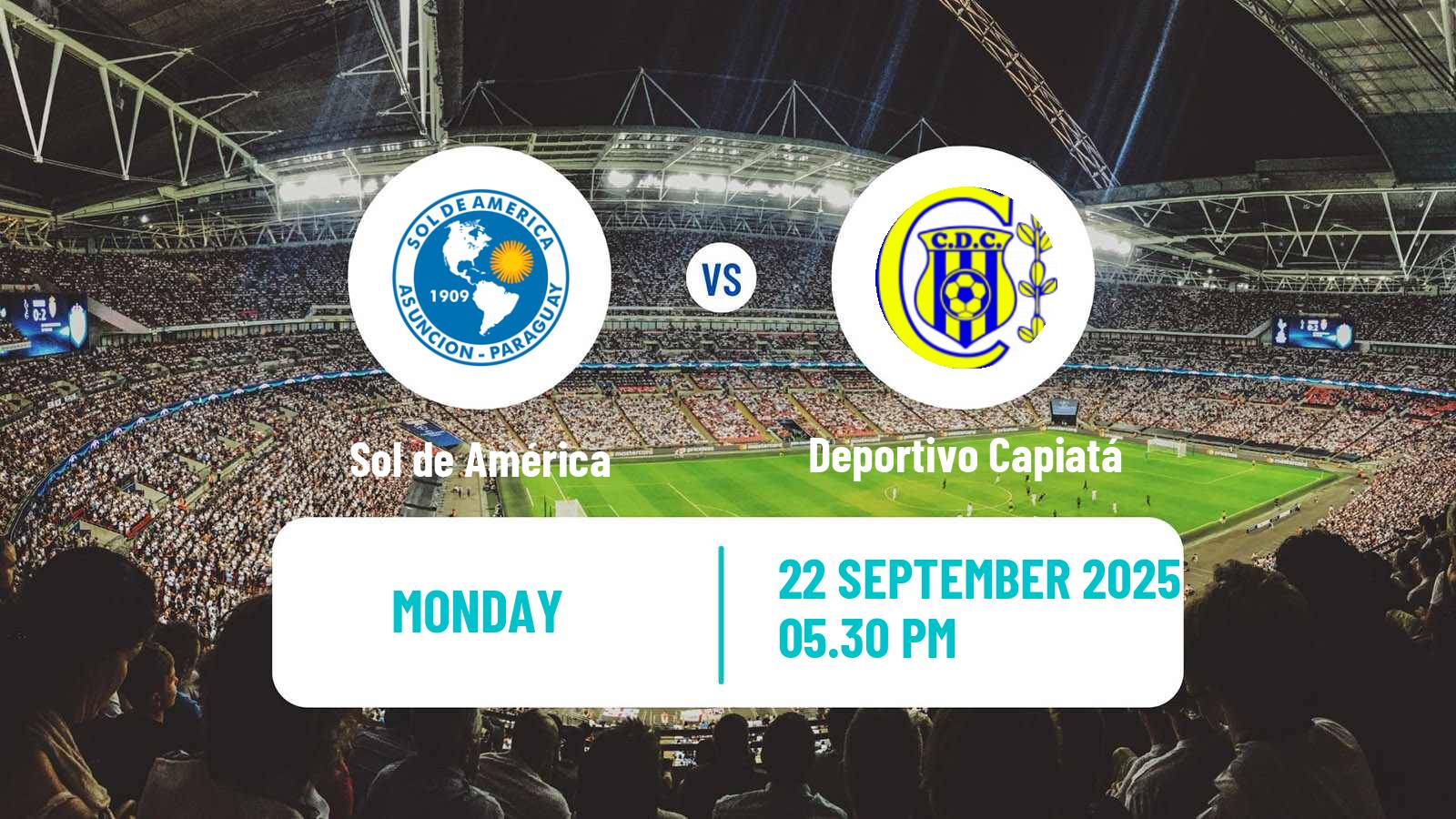 Football Paraguayan Division Intermedia Sol de América - Deportivo Capiatá