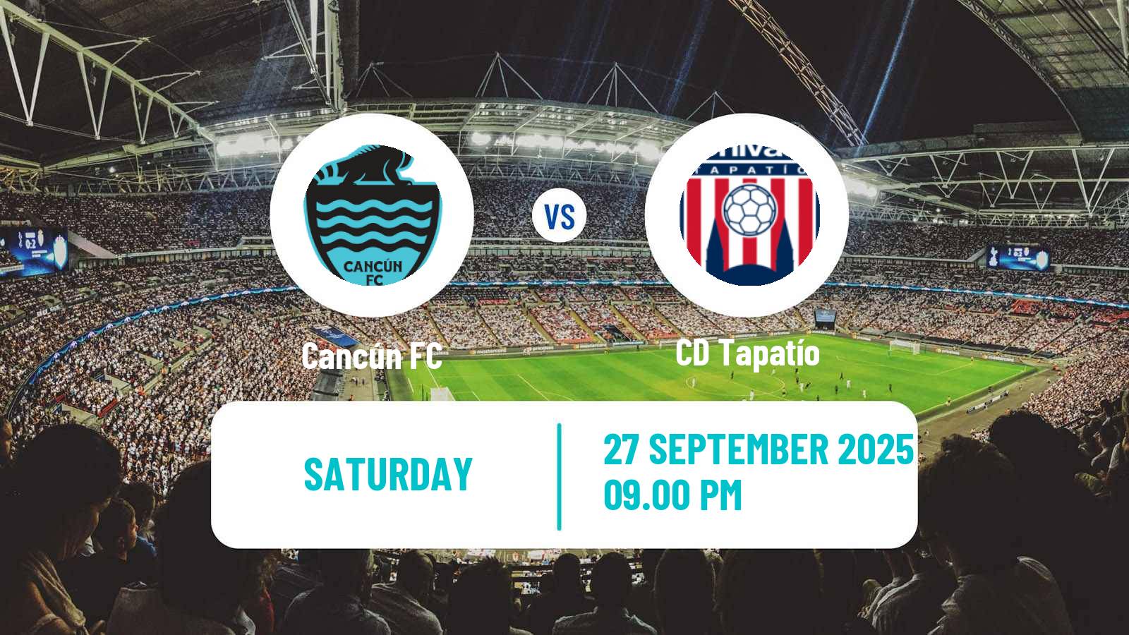 Football Mexican Liga de Expansion MX Cancún - Tapatío