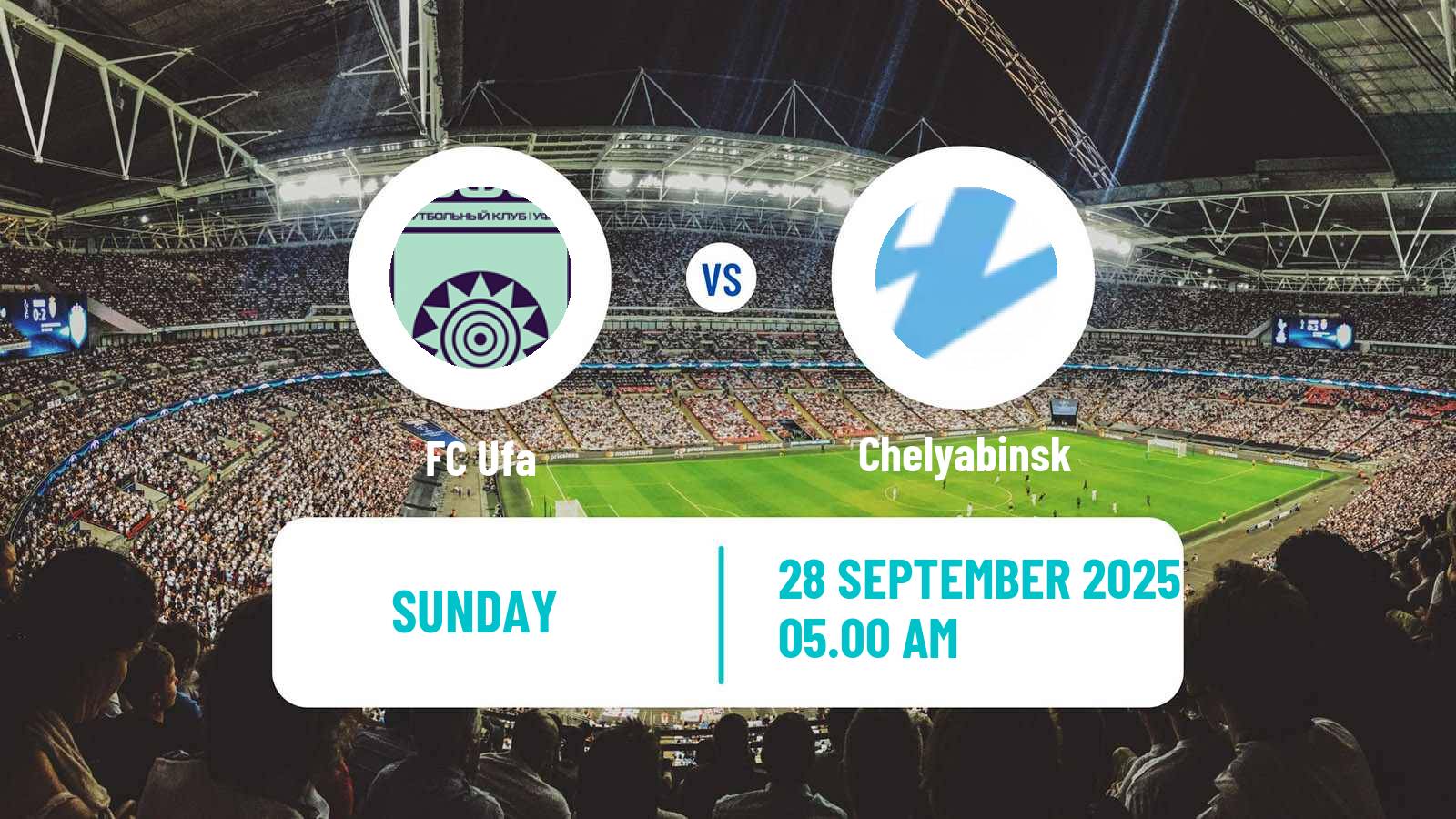 Football Russian FNL Ufa - Chelyabinsk