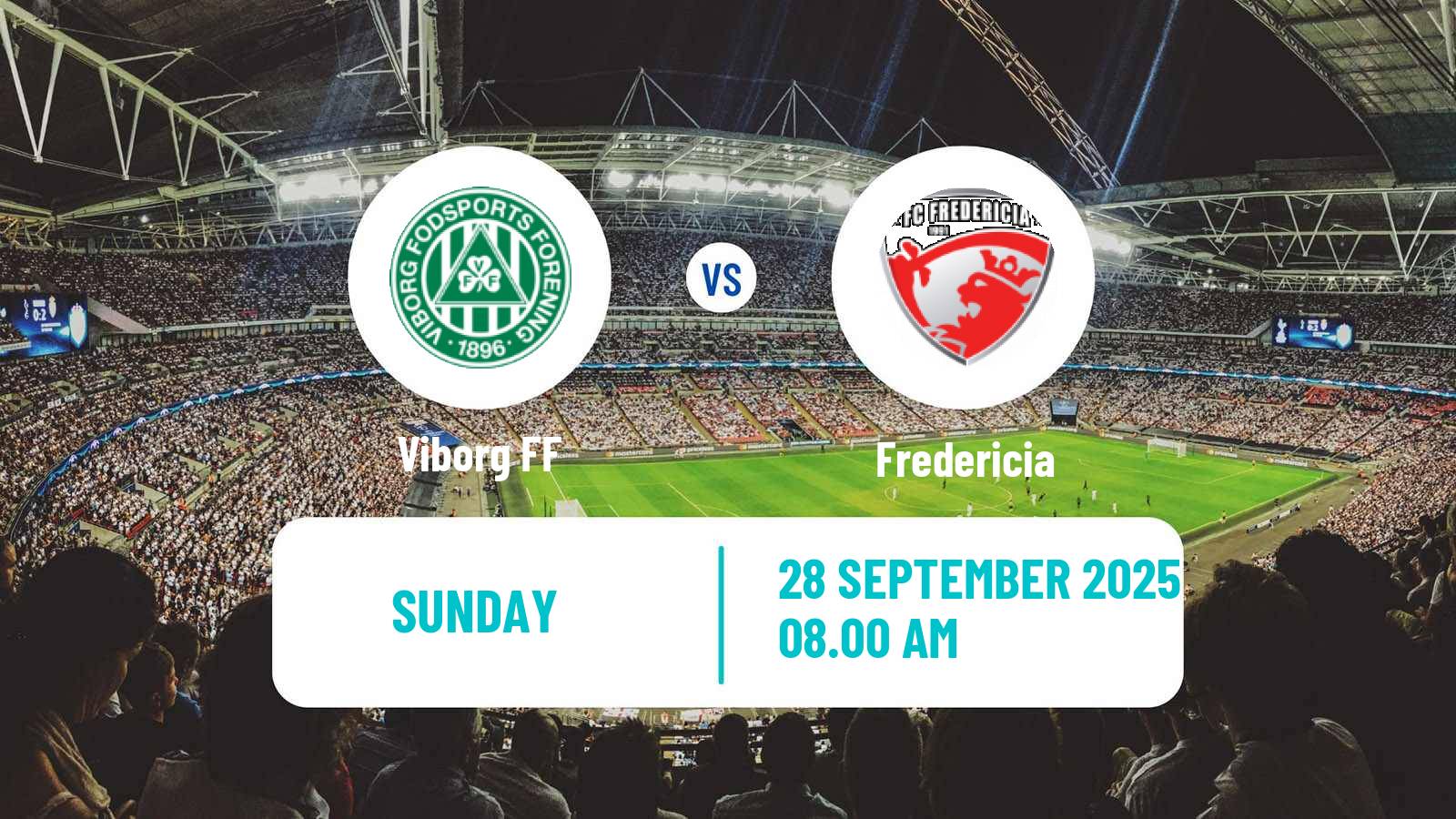 Football Danish Superliga Viborg - Fredericia