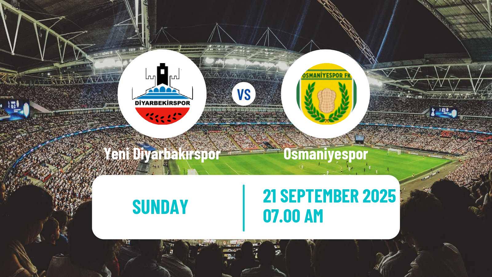 Football Turkish 3 Lig Group 2 Yeni Diyarbakırspor - Osmaniyespor